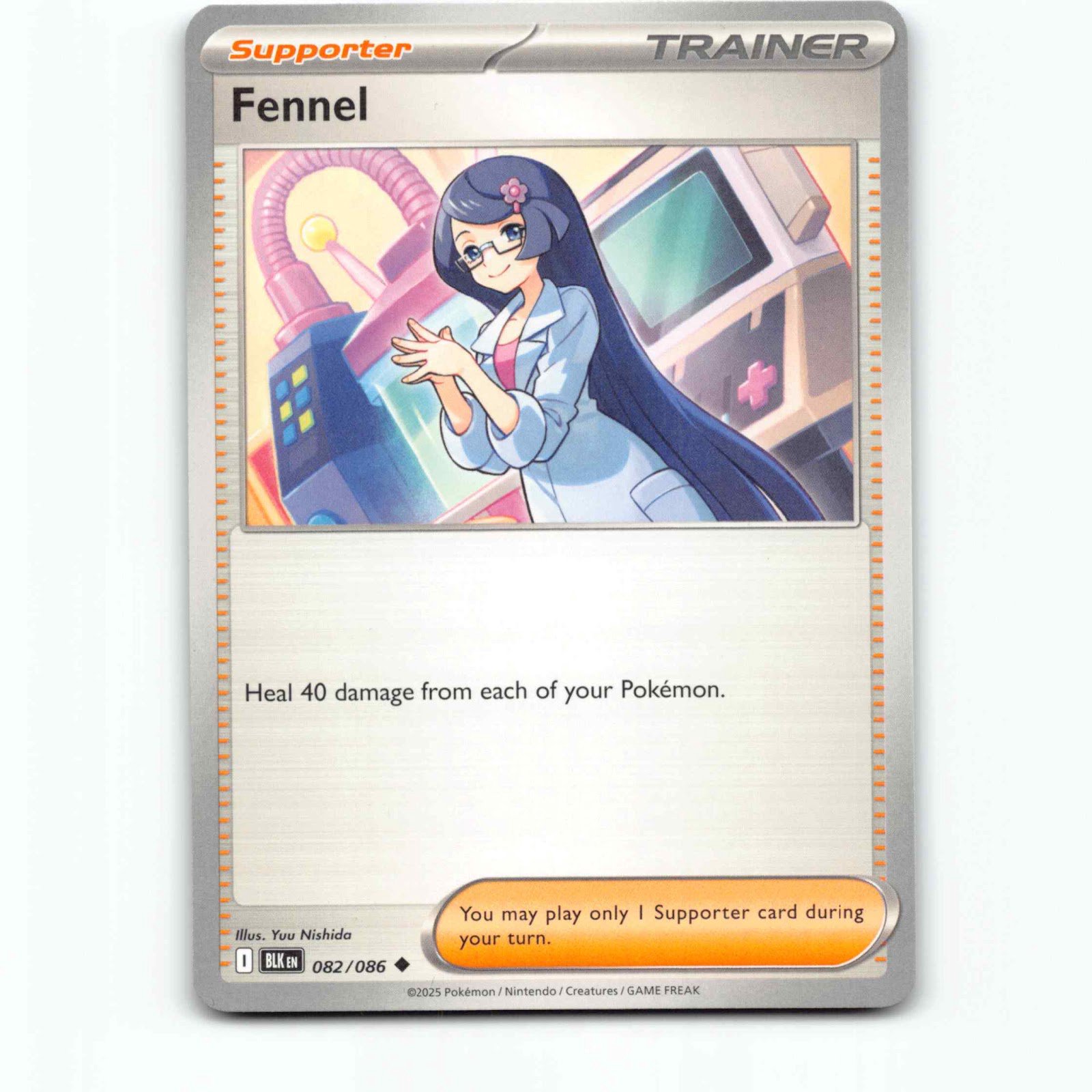 Fennel 082/086 Pokémon BLK EN Black Bolt Pokemon Kort Scarlet & Violet