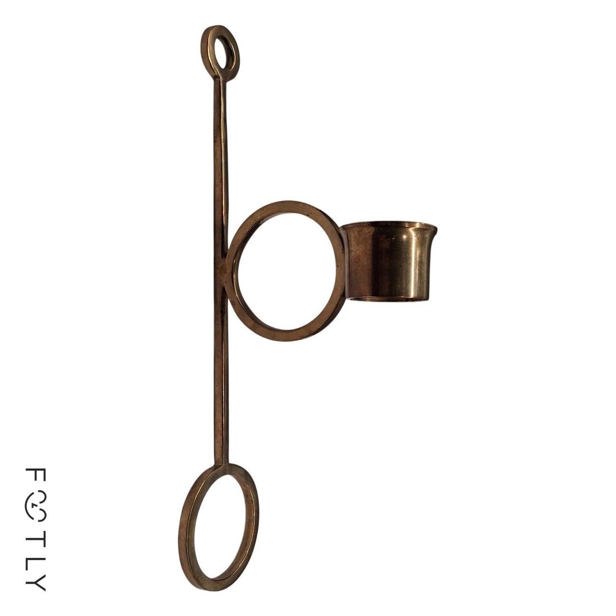 Ljusstake Mässing Modern Design Ljushållare Metall Vintage