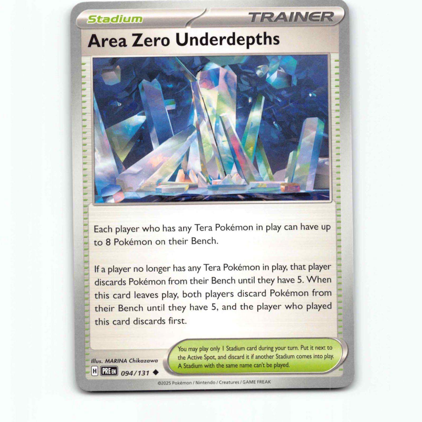 Area Zero Underdepths 094/131 Pokémon PRE EN Prismatic Evolutions Pokemon Kort S