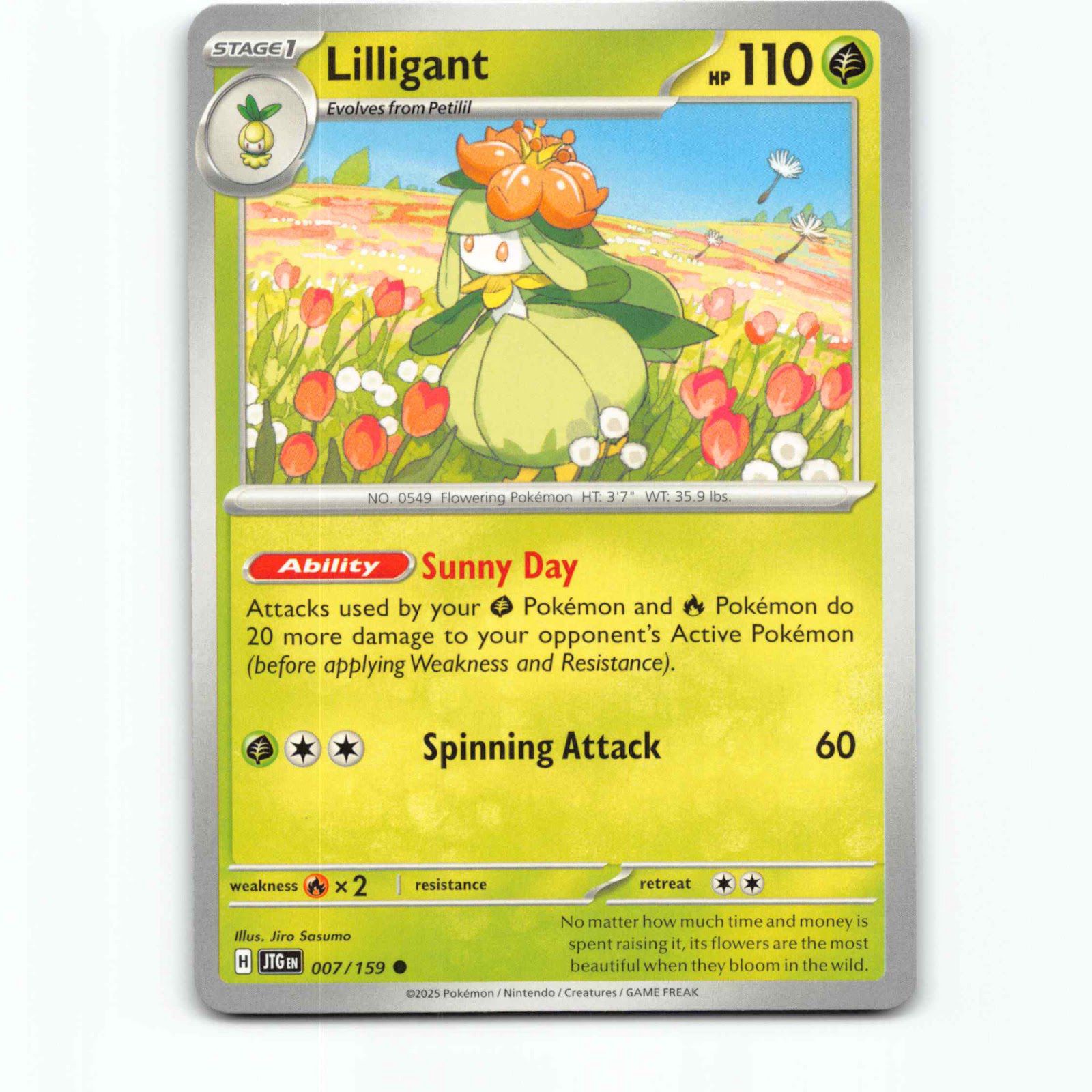 Lilligant 007/159 Pokémon JTG EN Journey Together Pokemon Kort Scarlet & Violet