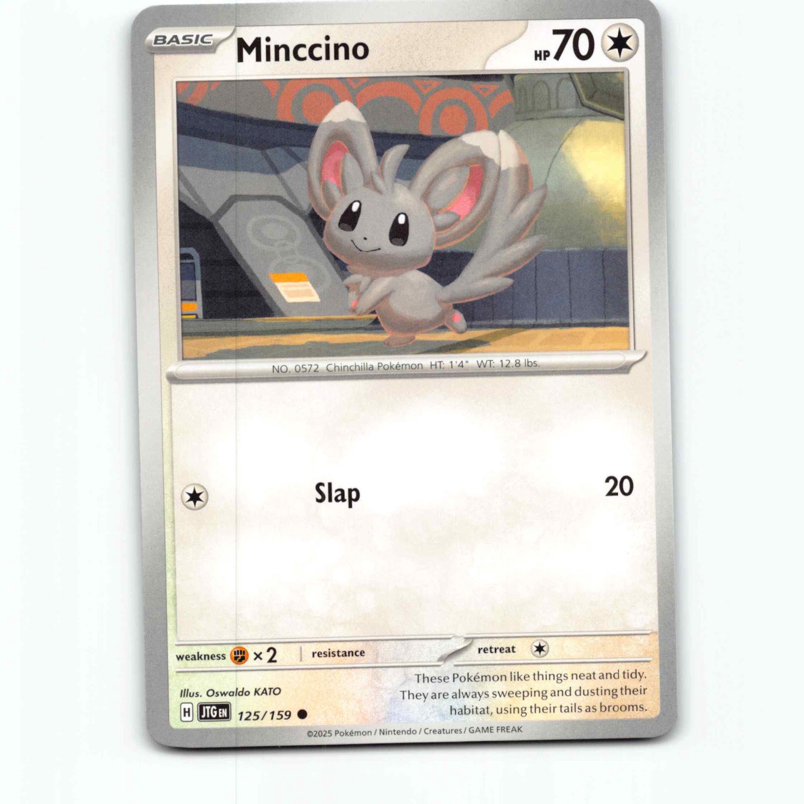 Minccino 125/159 Pokémon JTG EN Journey Together Pokemon Kort Scarlet & Violet