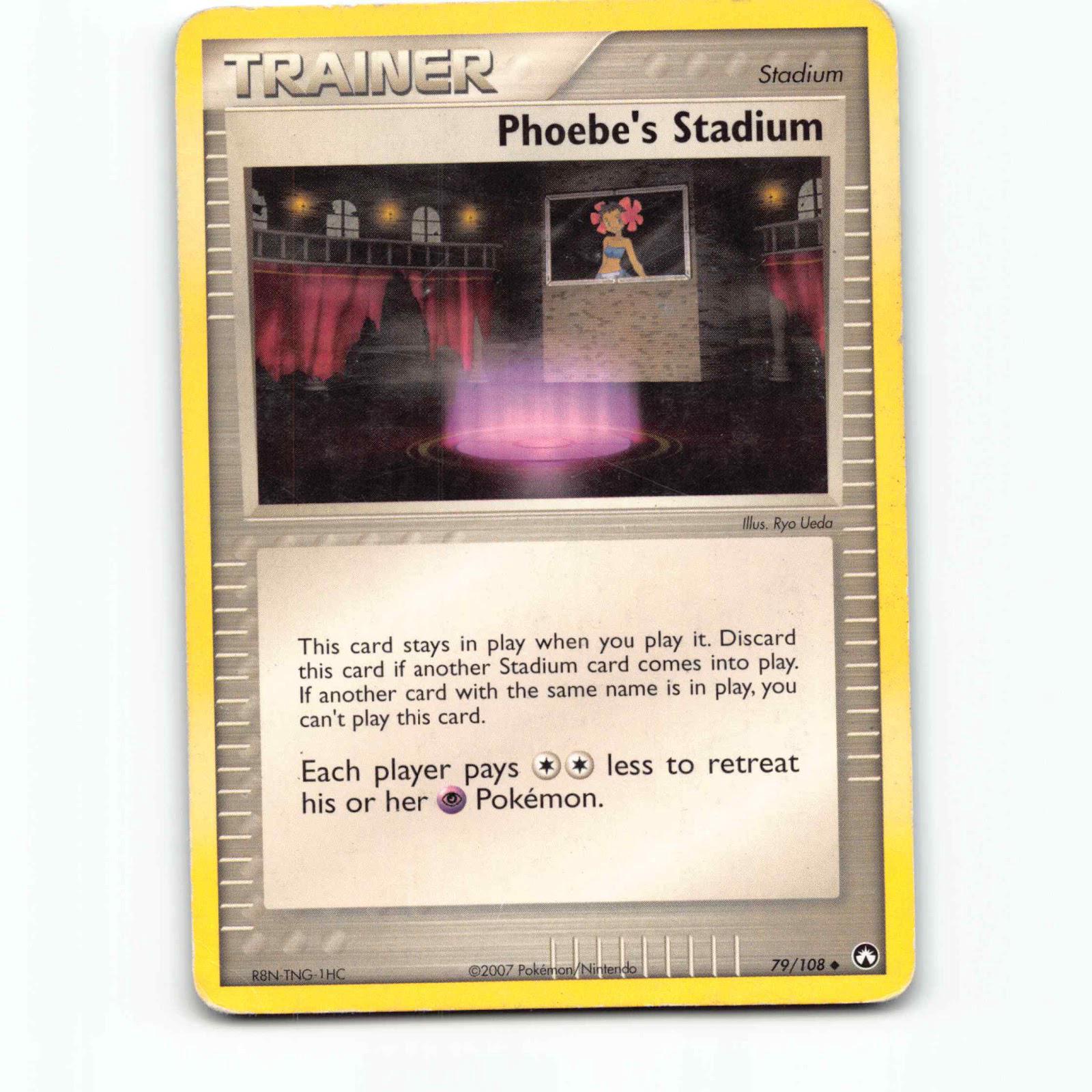 Phoebe's Stadium 79 Pokémon PK EN 79/108 Power Keepers Pokemon Kort EX-Era