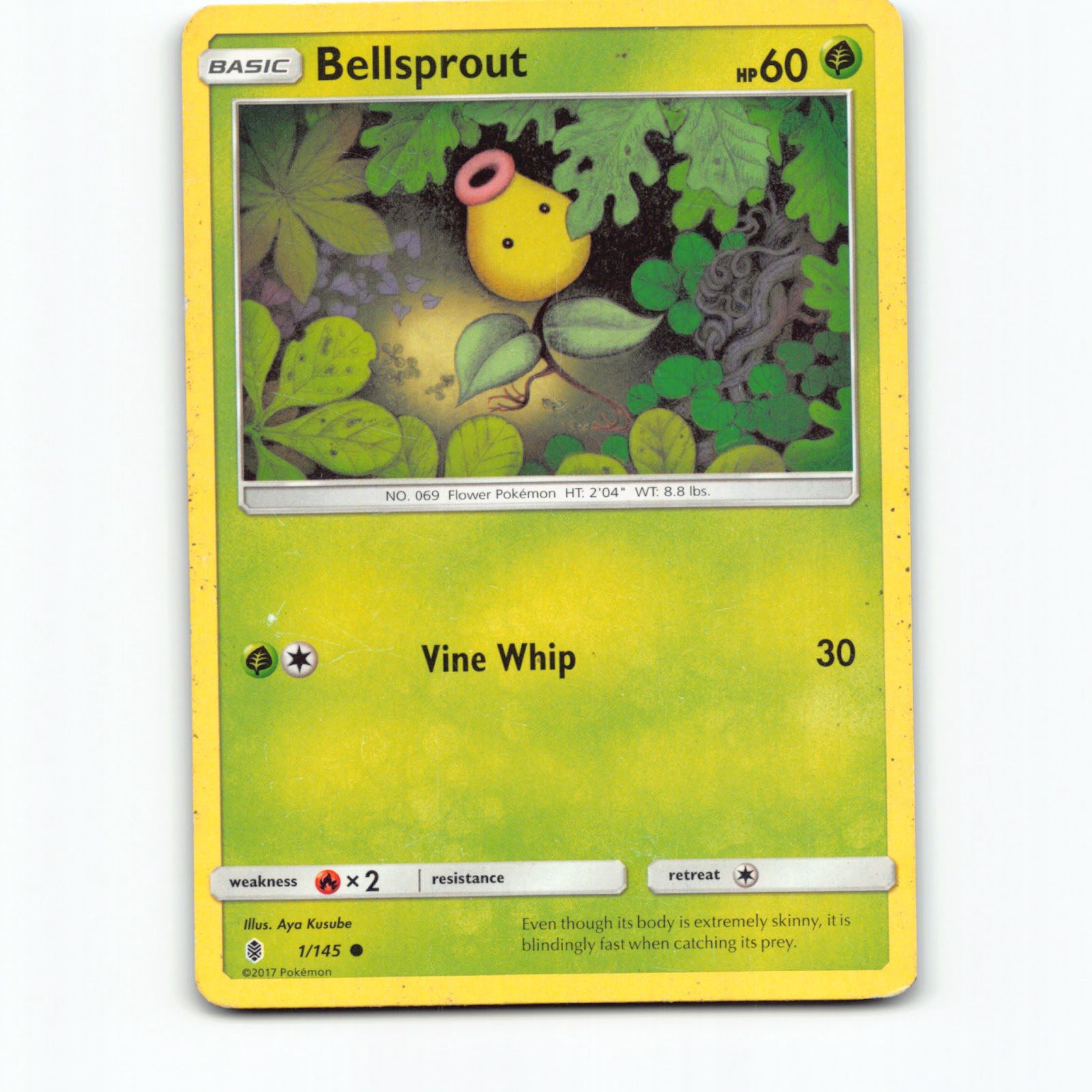 Pokémon Bellsprout GRI EN 001/145 Pokemon Kort Guardians Rising Sun & Moon