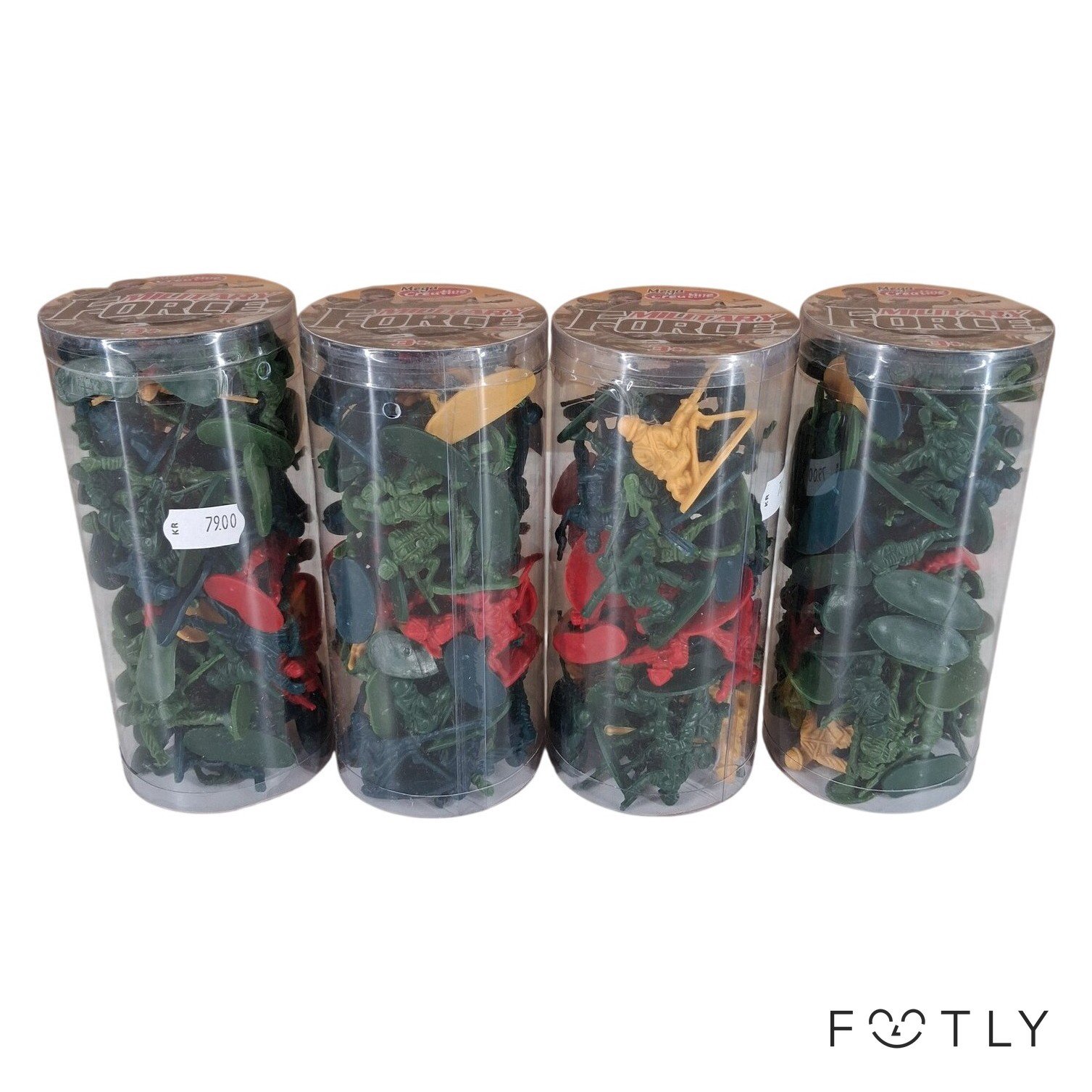 Mega Creative Military Force 4 st Plastfigurer Soldater Set Leksaker Barn
