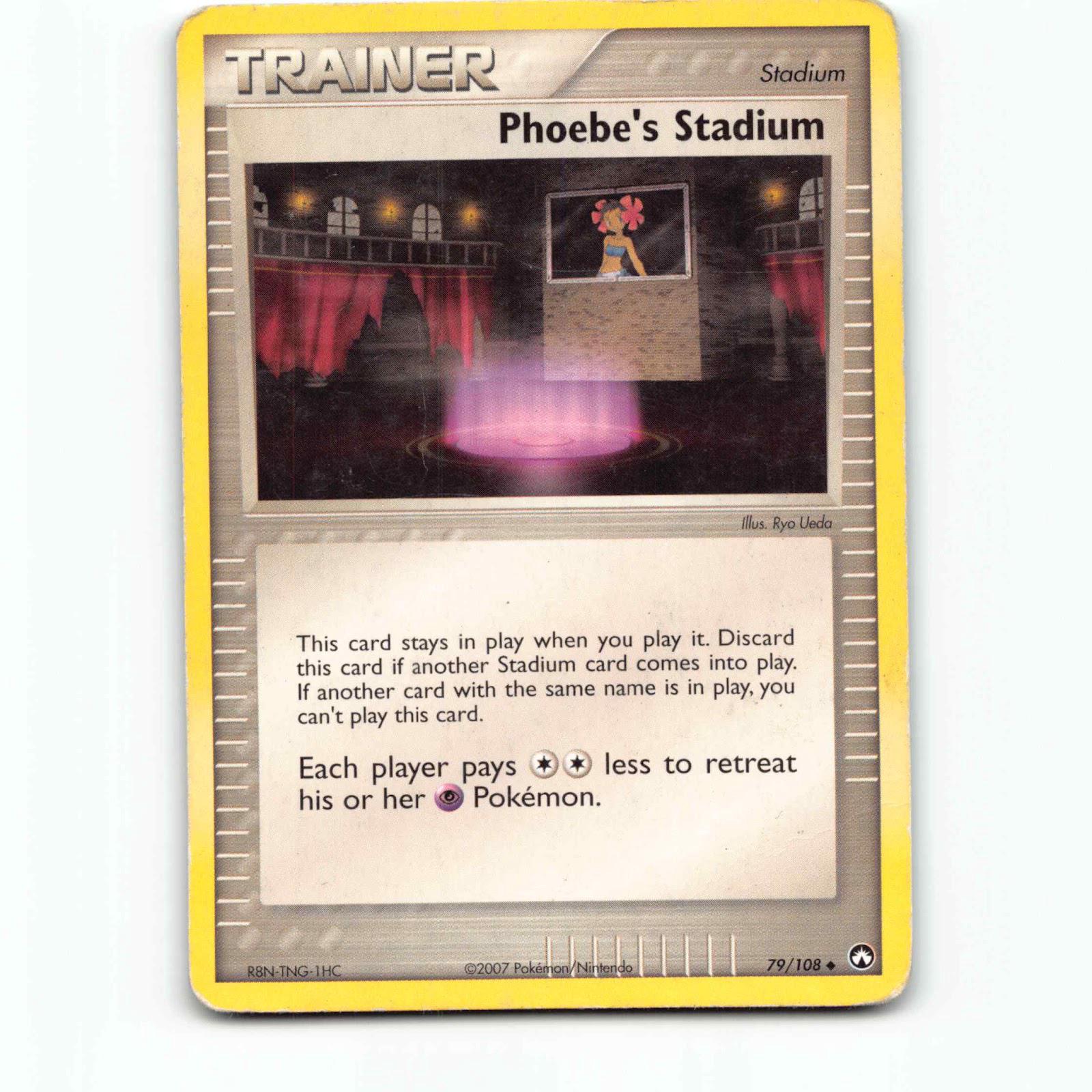 Phoebe's Stadium 79 Pokémon PK EN 79/108 Power Keepers Pokemon Kort EX-Era