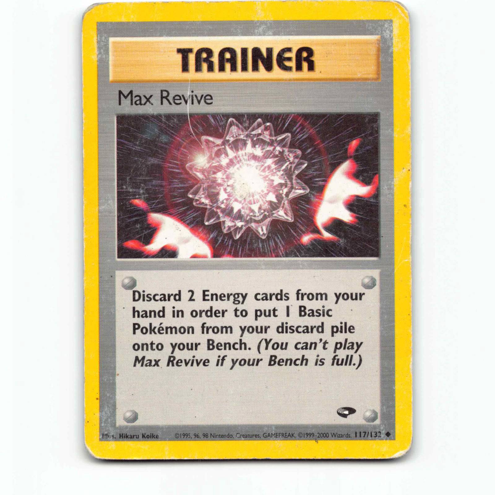 Max Revive 117 Pokémon G2 EN 117/132 Gym Challenge Pokemon Kort
