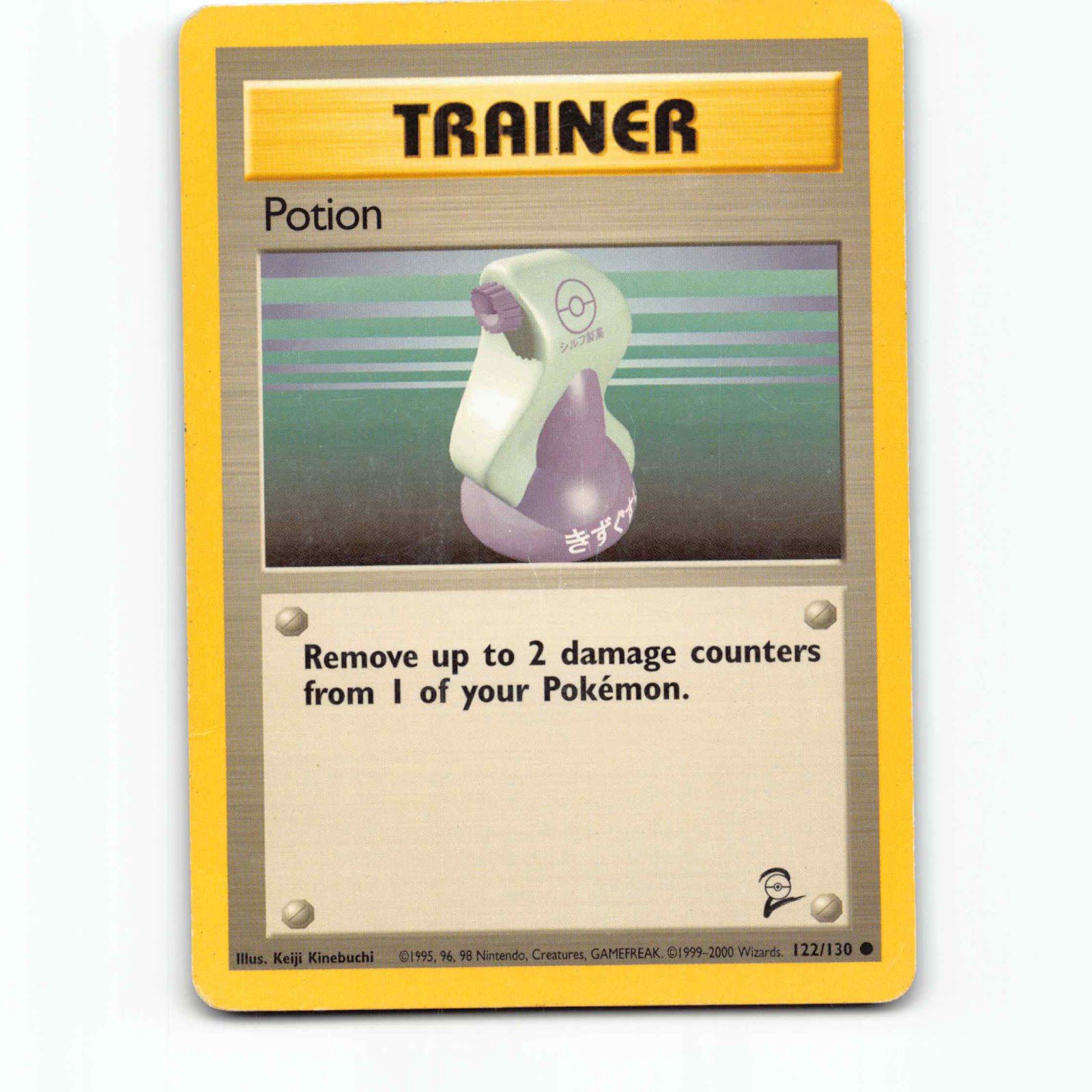 Potion 122 Pokémon B2 EN 122/130 Base Set 2 Pokemon Kort Wizards of The Coast