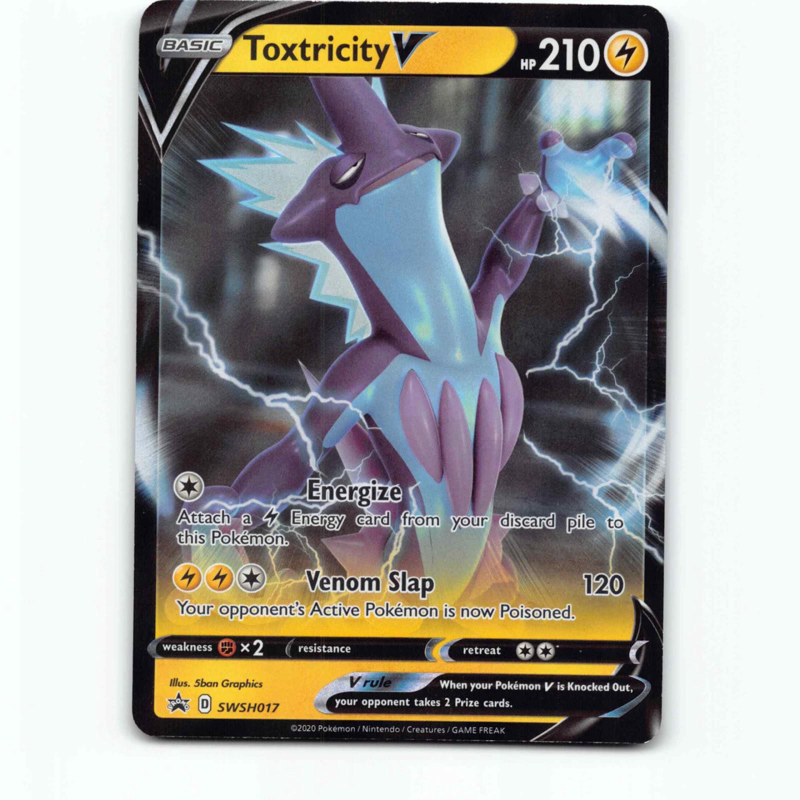 Toxtricity V SWSH017 Promo Pokémon SWSH EN SWSH017 SWSH Black Star Promos
