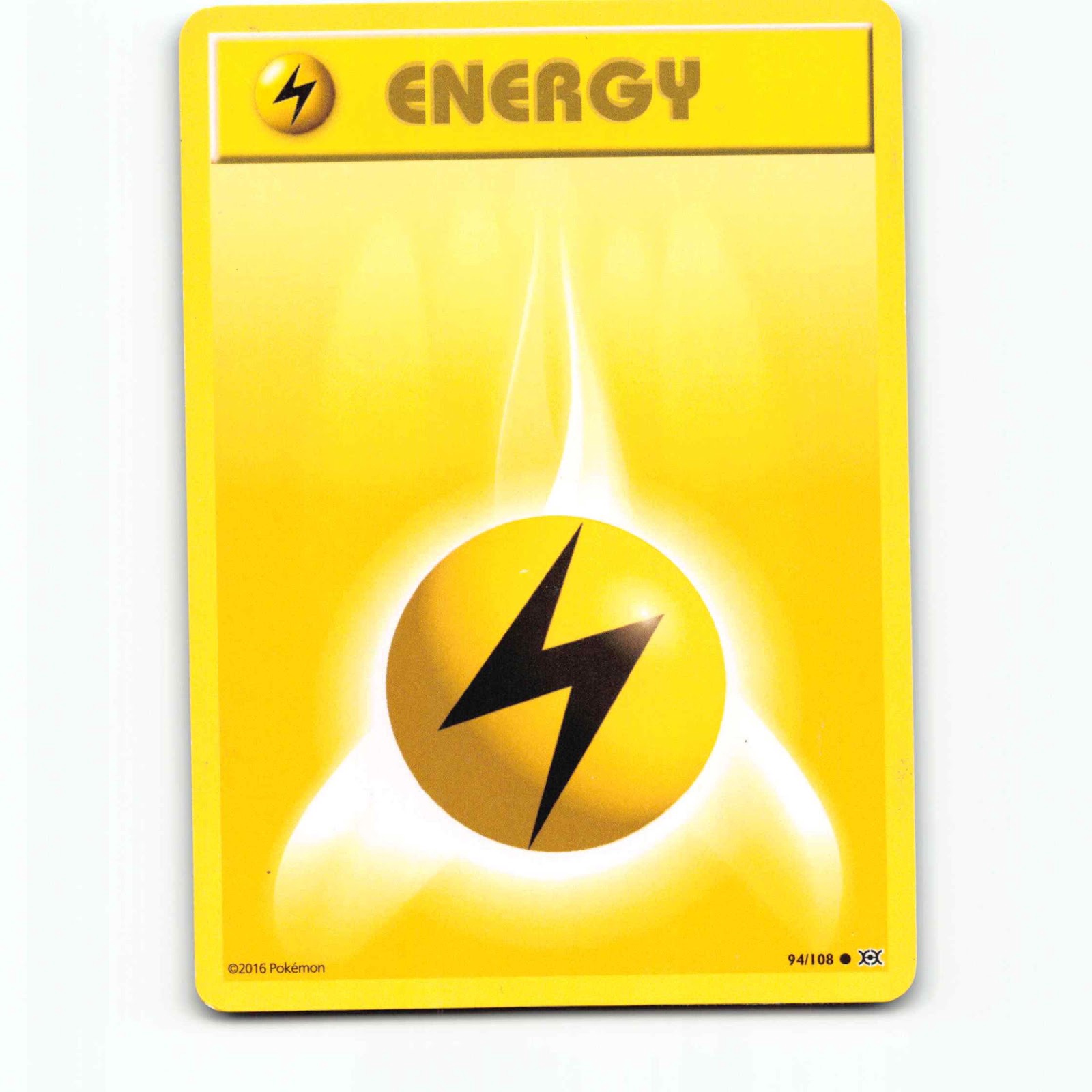 Lightning Energy 94 Pokémon EVO EN 094/108 Evolutions Pokemon Kort XY-Era