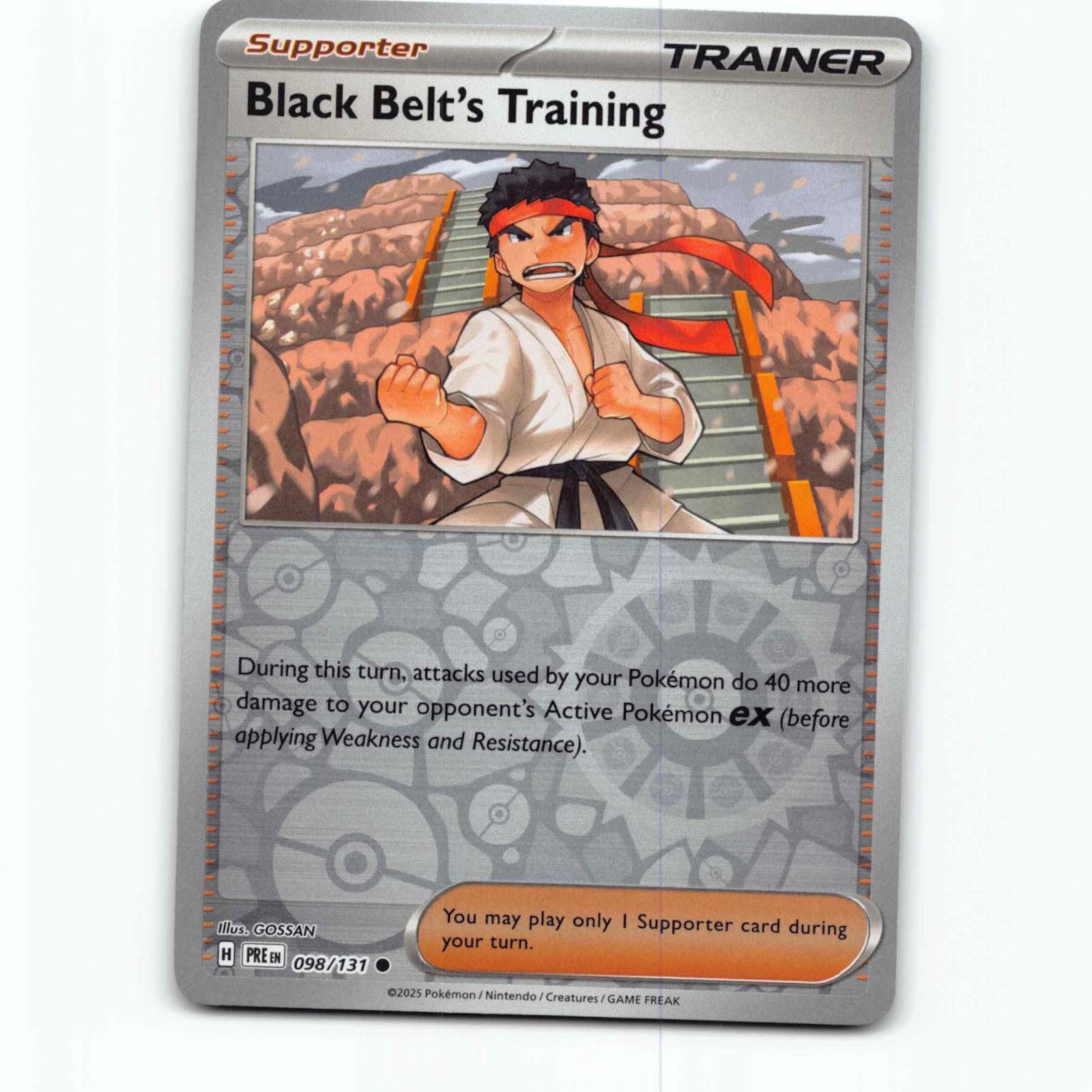 Black Belt's Training 98 Reverse Holo Pokémon PRE EN 098/131