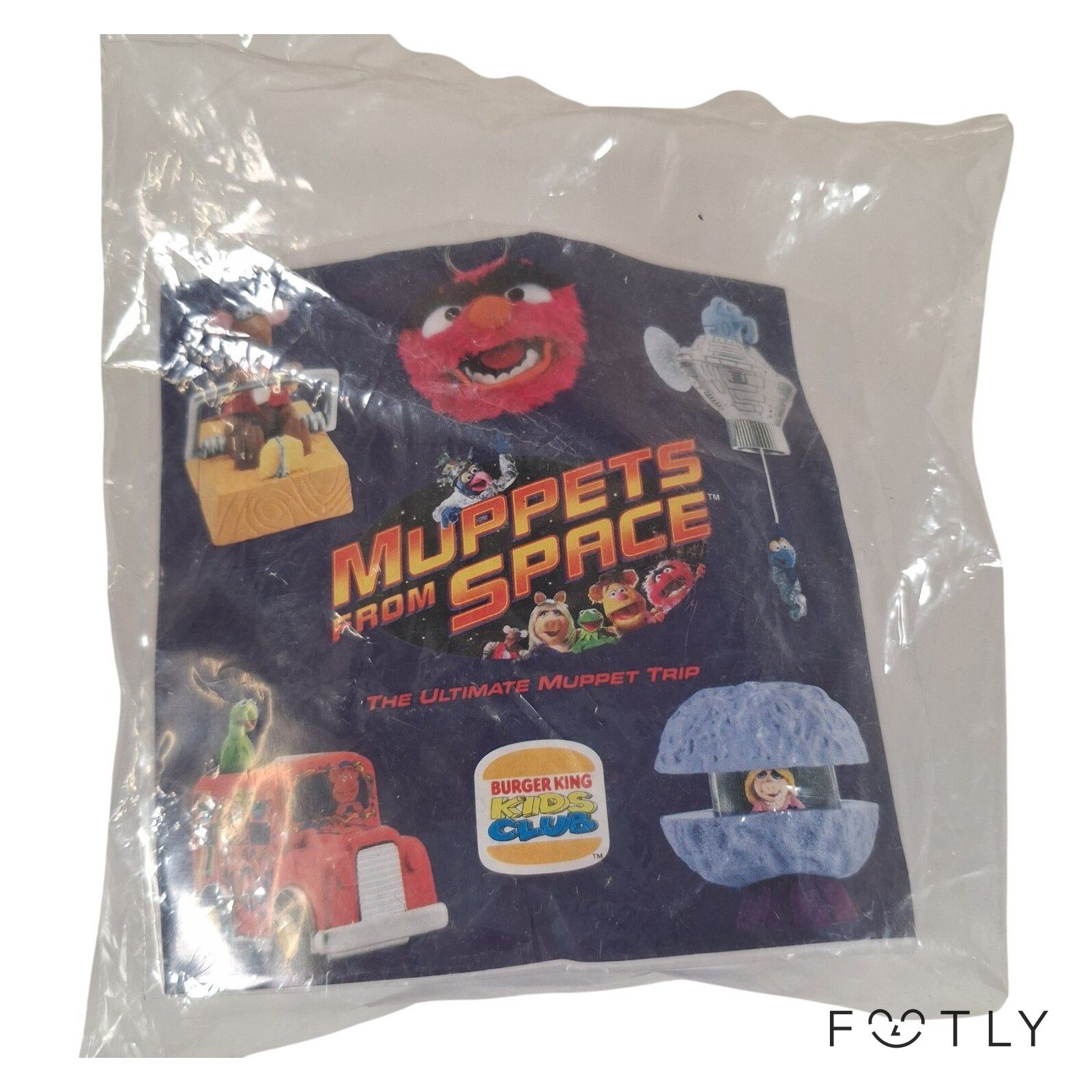 Burger King Muppets From Space 1999 Leksak Oöppnad Vintage Barn Kids Club