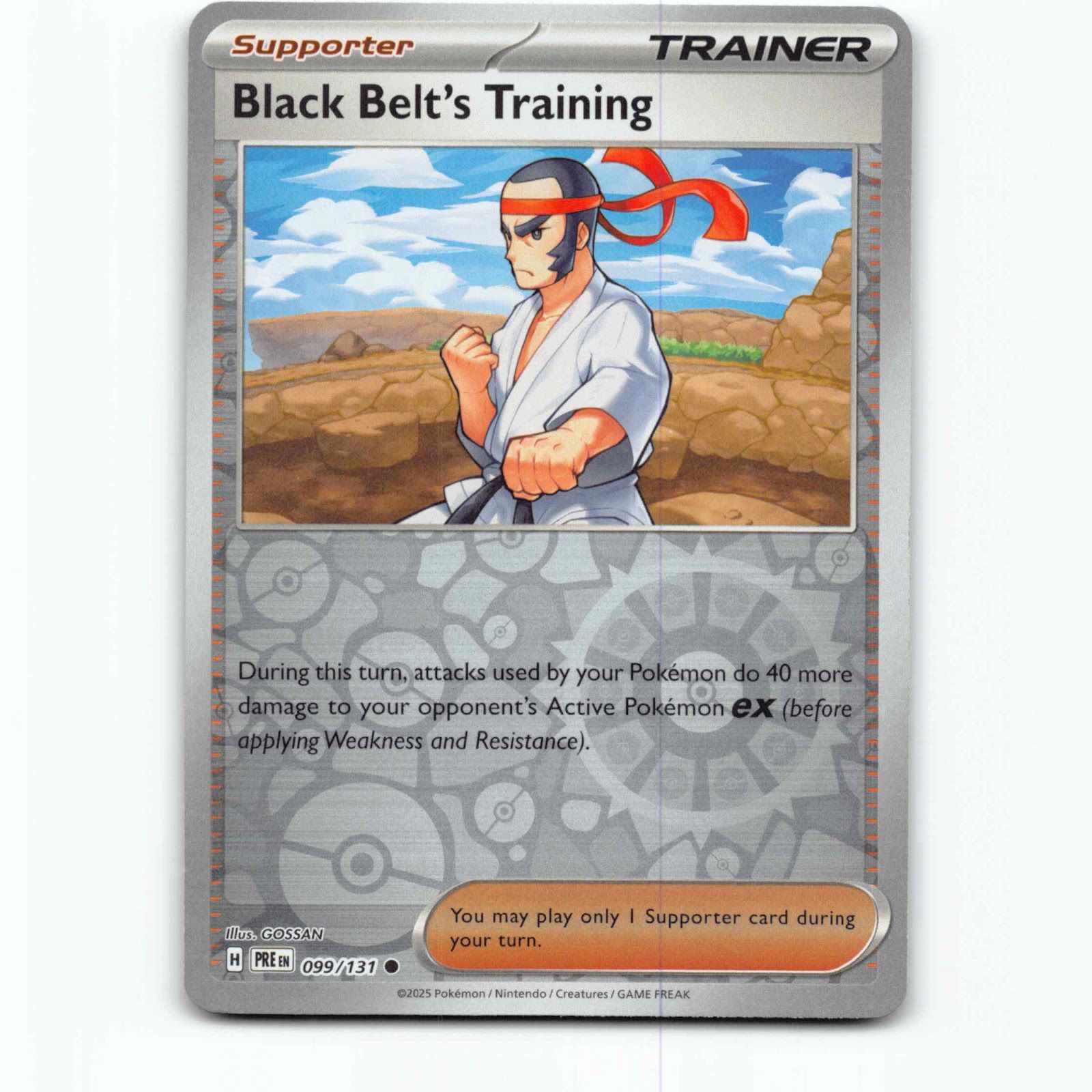 Black Belt's Training 99 Reverse Holo Pokémon PRE EN 099/131