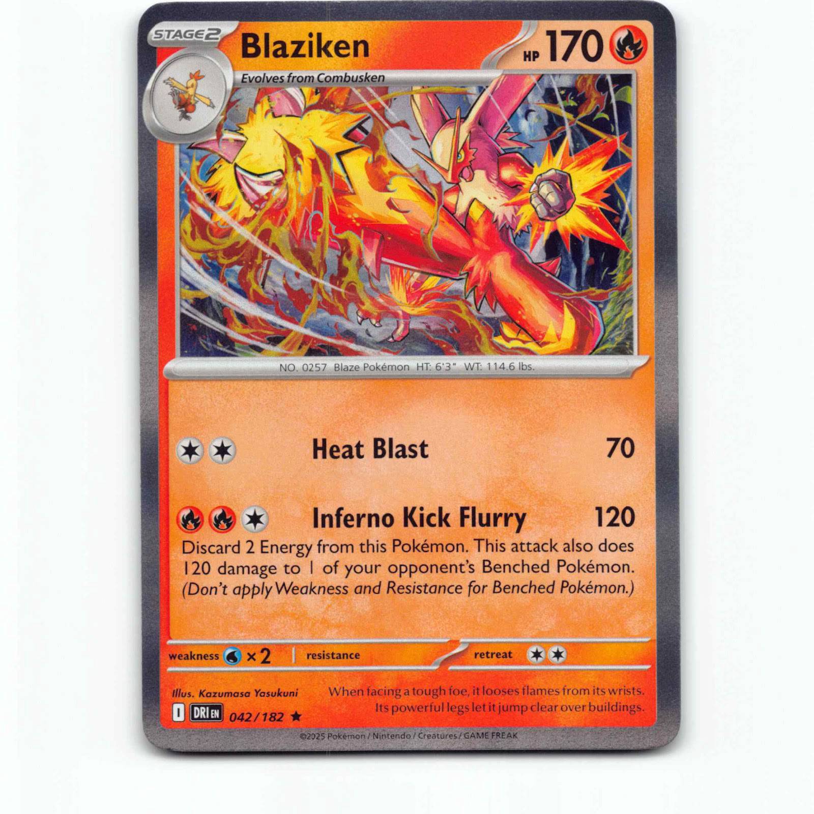 Blaziken 42 Holo Pokémon DRI EN 042/182 Destined Rivals Pokemon Kort