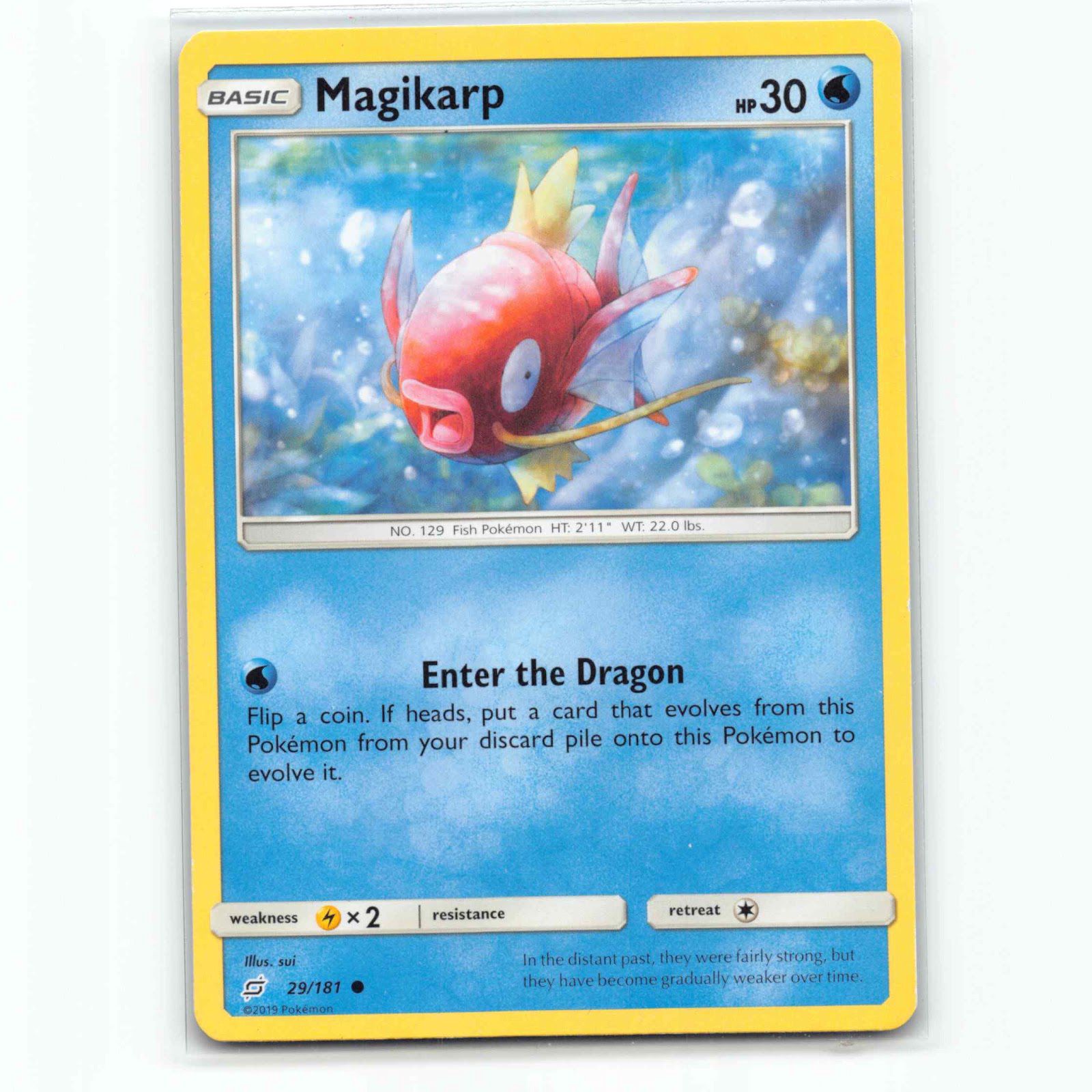 Magikarp 29 Pokémon TEU EN 29/181 Team Up Pokemon Kort Sun & Moon