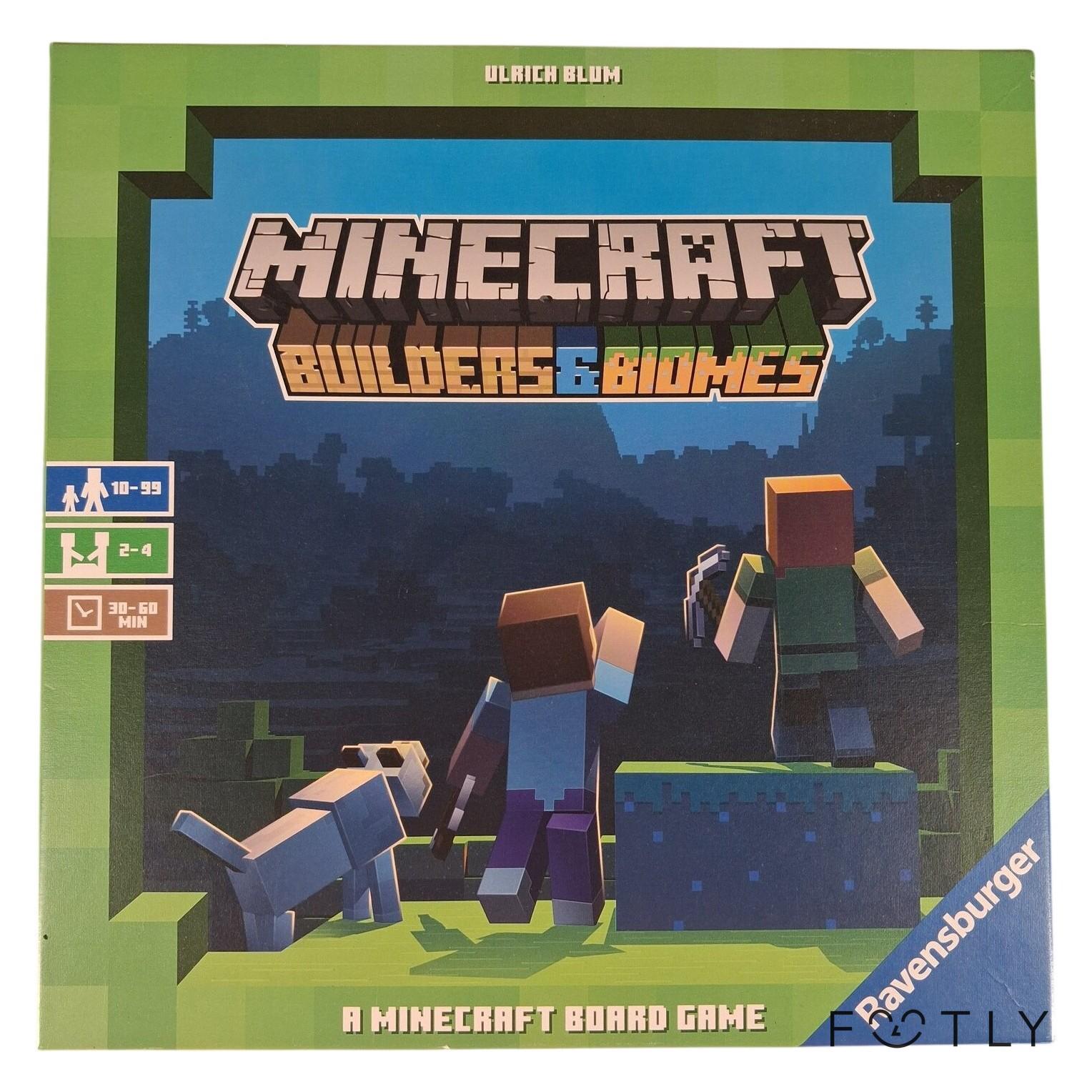 Ravensburger Minecraft Builders & Biomes Brädspel Familjespel 2-4 Spelare 10+ År