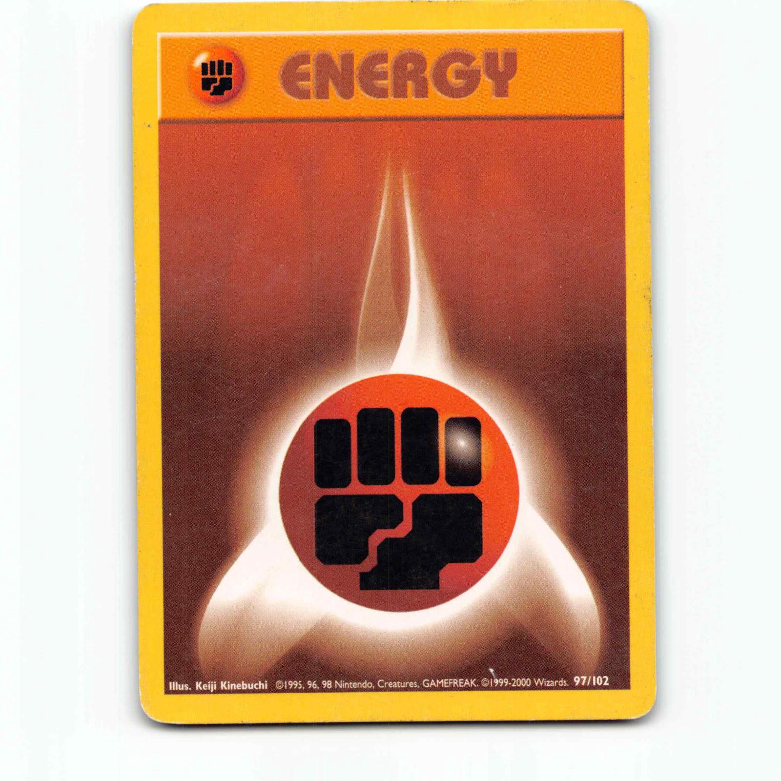 Fighting Energy 97 4th Print 1999-2000 Pokémon BS EN 97/102 Base Set