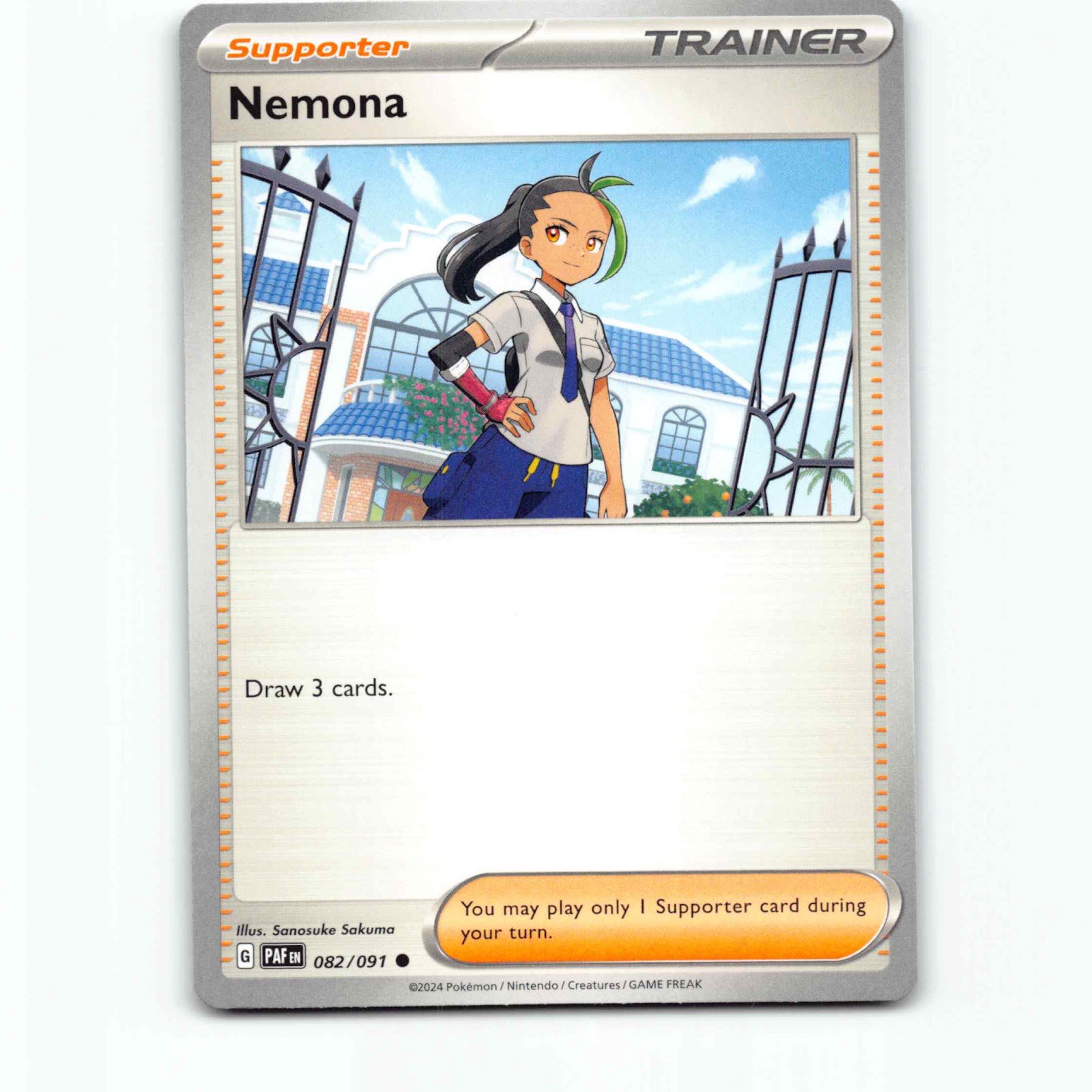 Nemona 82 Pokémon PAF EN 082/091 Paldean Fates Pokemon Kort Scarlet & Violet