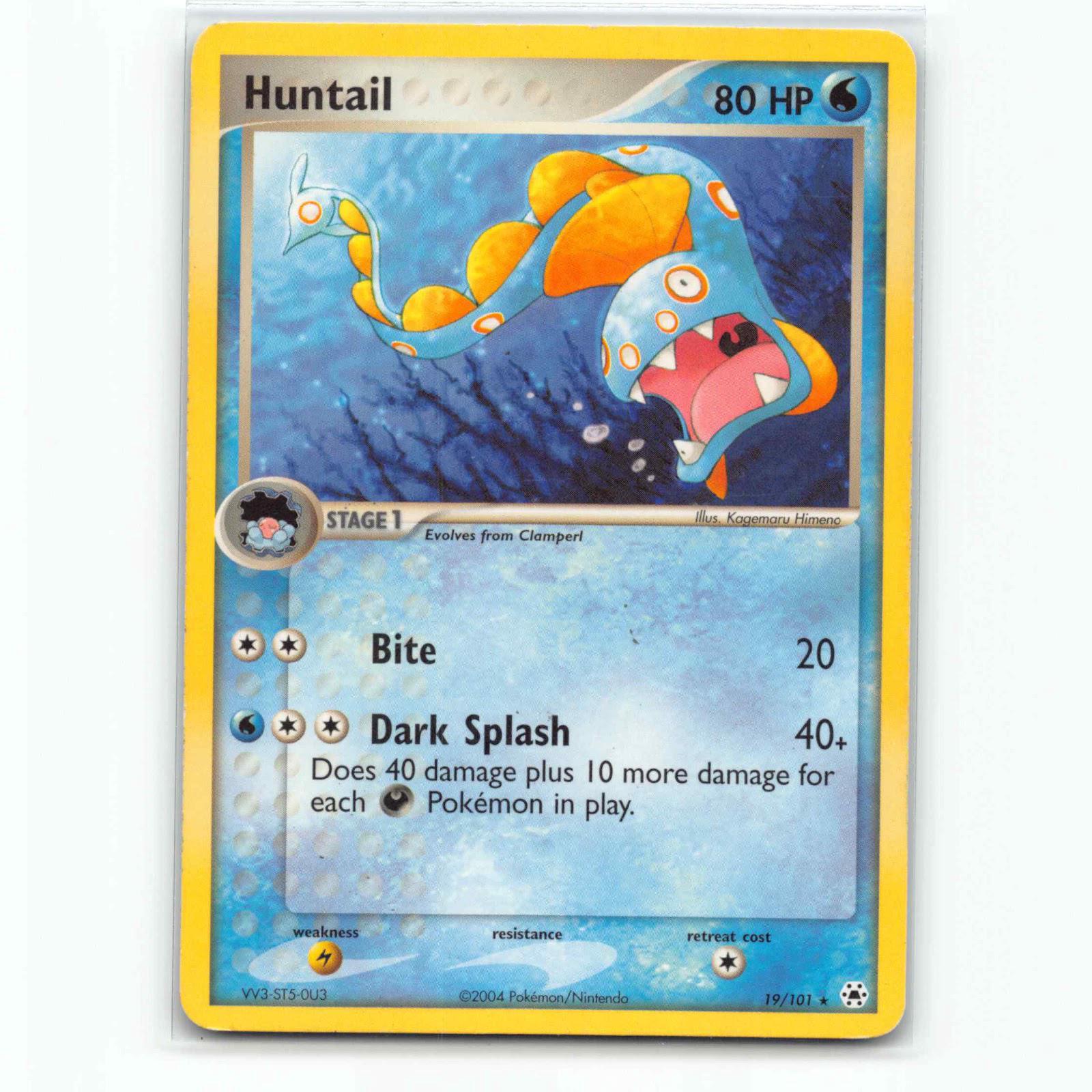 Huntail 19 Pokémon HL EN 19/101 Hidden Legends Pokemon Kort EX-Era