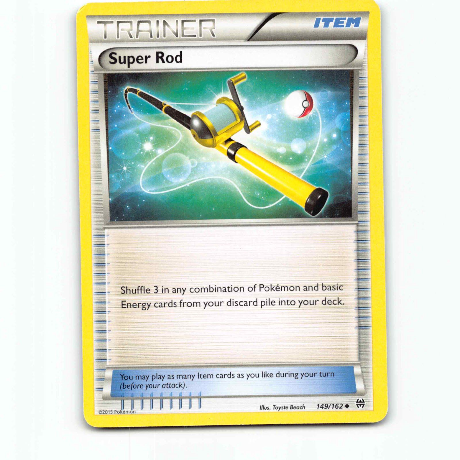 Super Rod 149 Pokémon BKT EN 149/162 BREAKthrough Pokemon Kort XY-Era