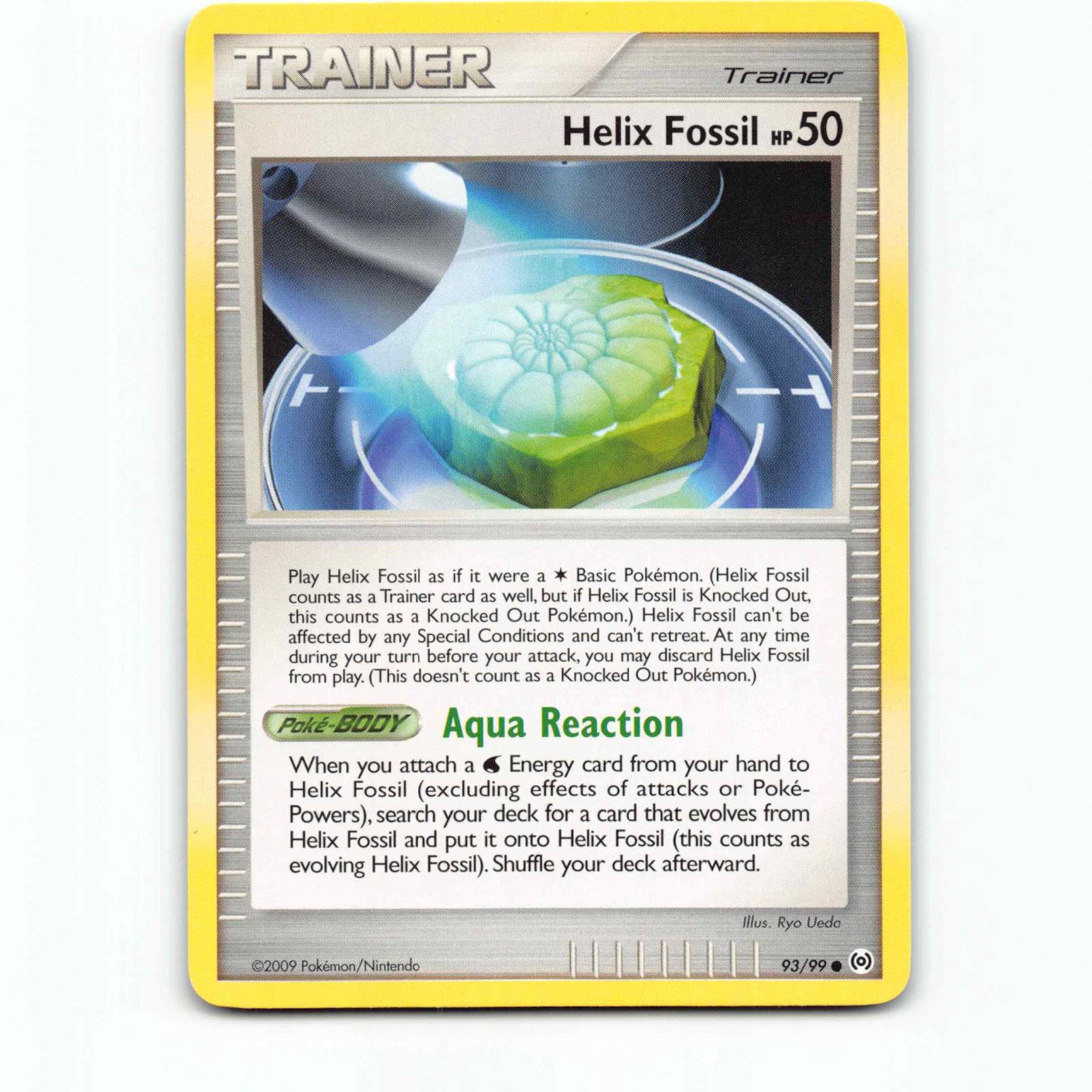 Helix Fossil 93 Pokémon AR EN 93/99 Arceus Pokemon Kort Platinum