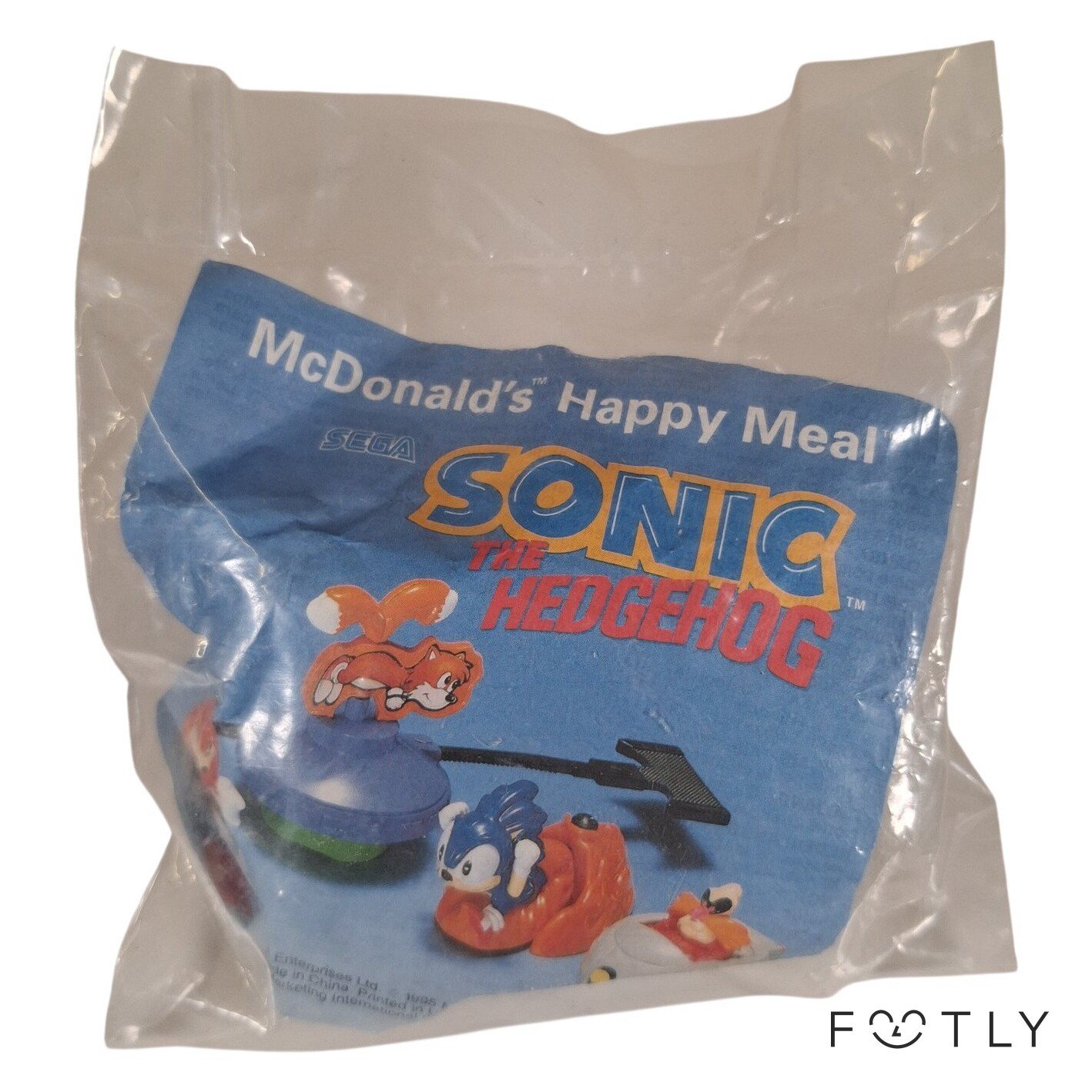 McDonalds Sega Sonic The Hedgehog Dr Robotnik Oöppnad 1995 McDonald´s Retro