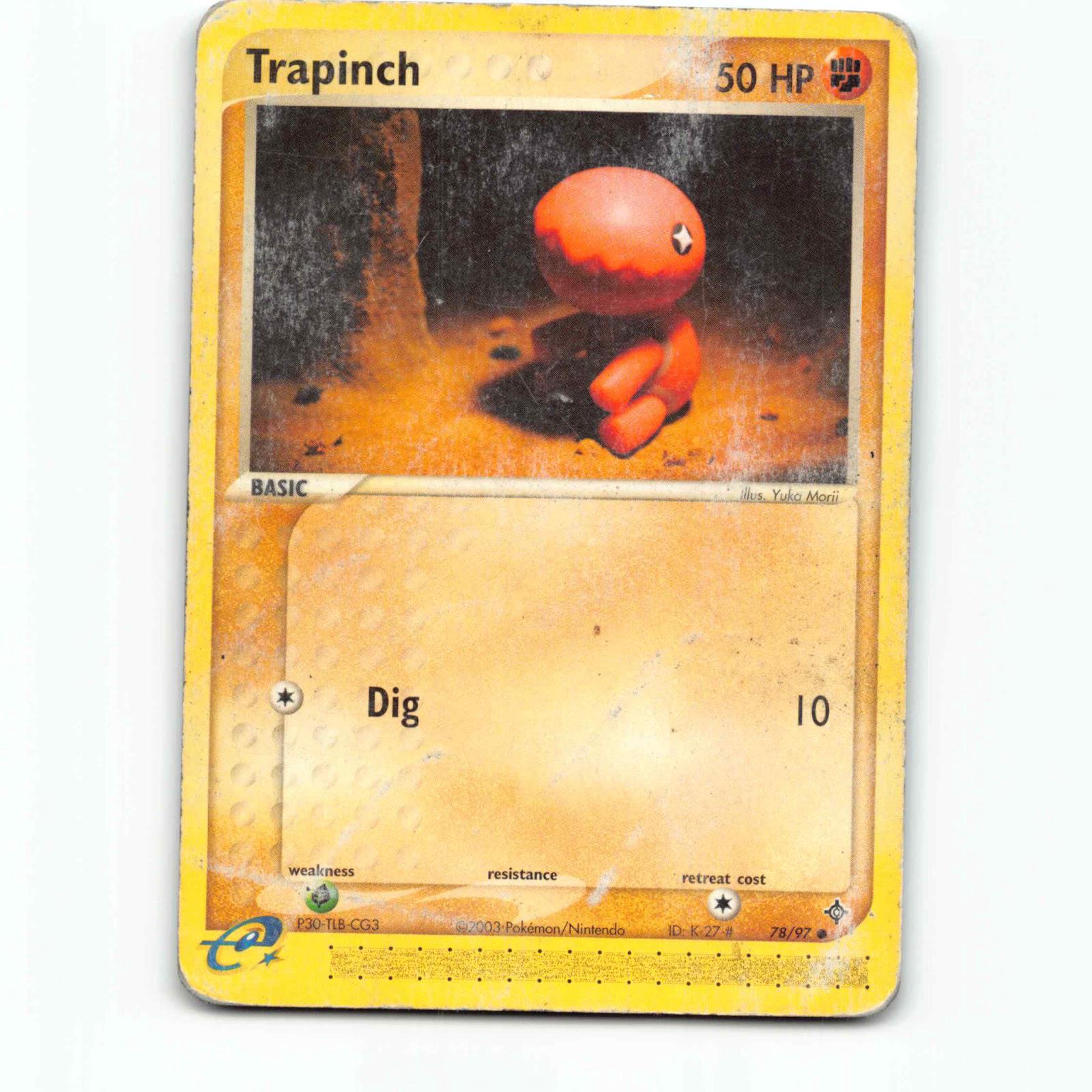 Trapinch 78 Pokémon DR EN 78/97 EX Dragon Pokemon Kort EX-Era