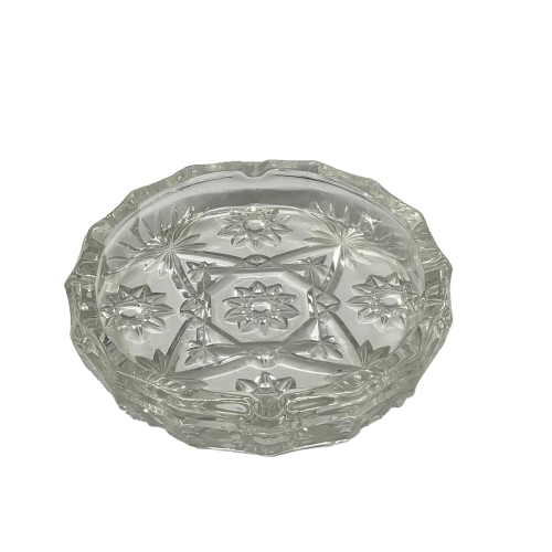 Vintage Askfat Pressglas Glas