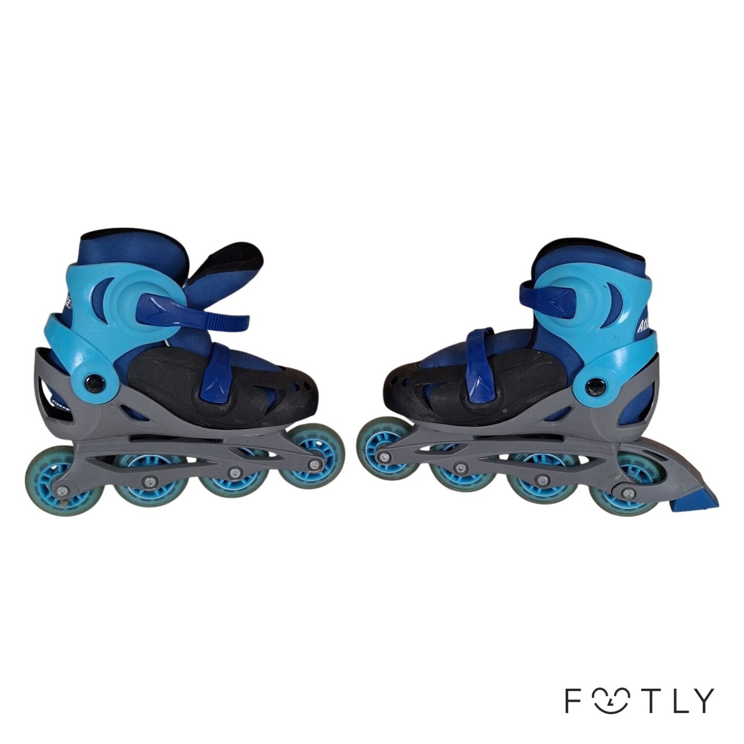 Atlanta X1c Inlineskates Barn Storlek 32-35 Blå Svart Rullskridskor ABEC 1