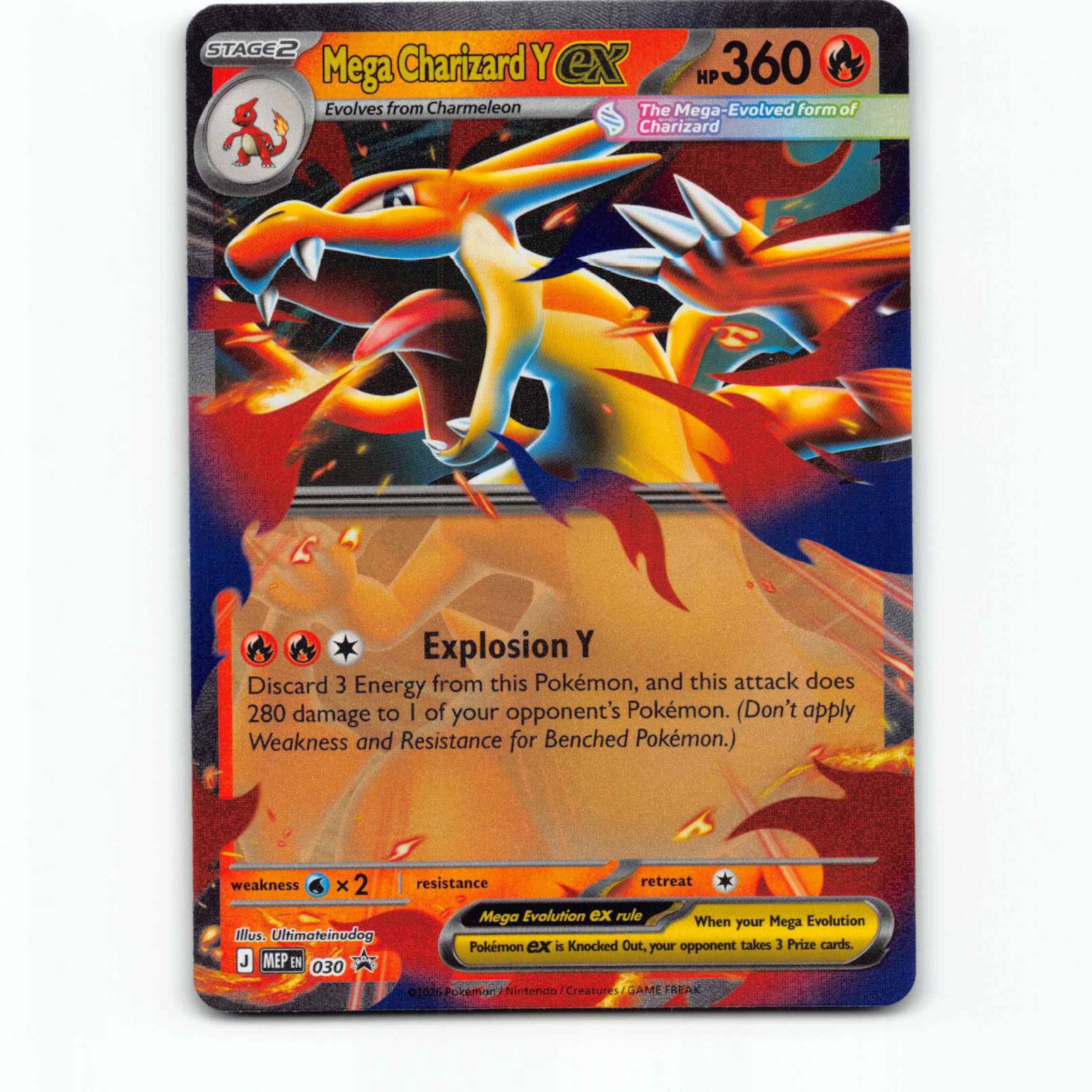 Mega Charizard Y ex 30 Promo Pokémon MEP EN 030 MEP Black Star Promos