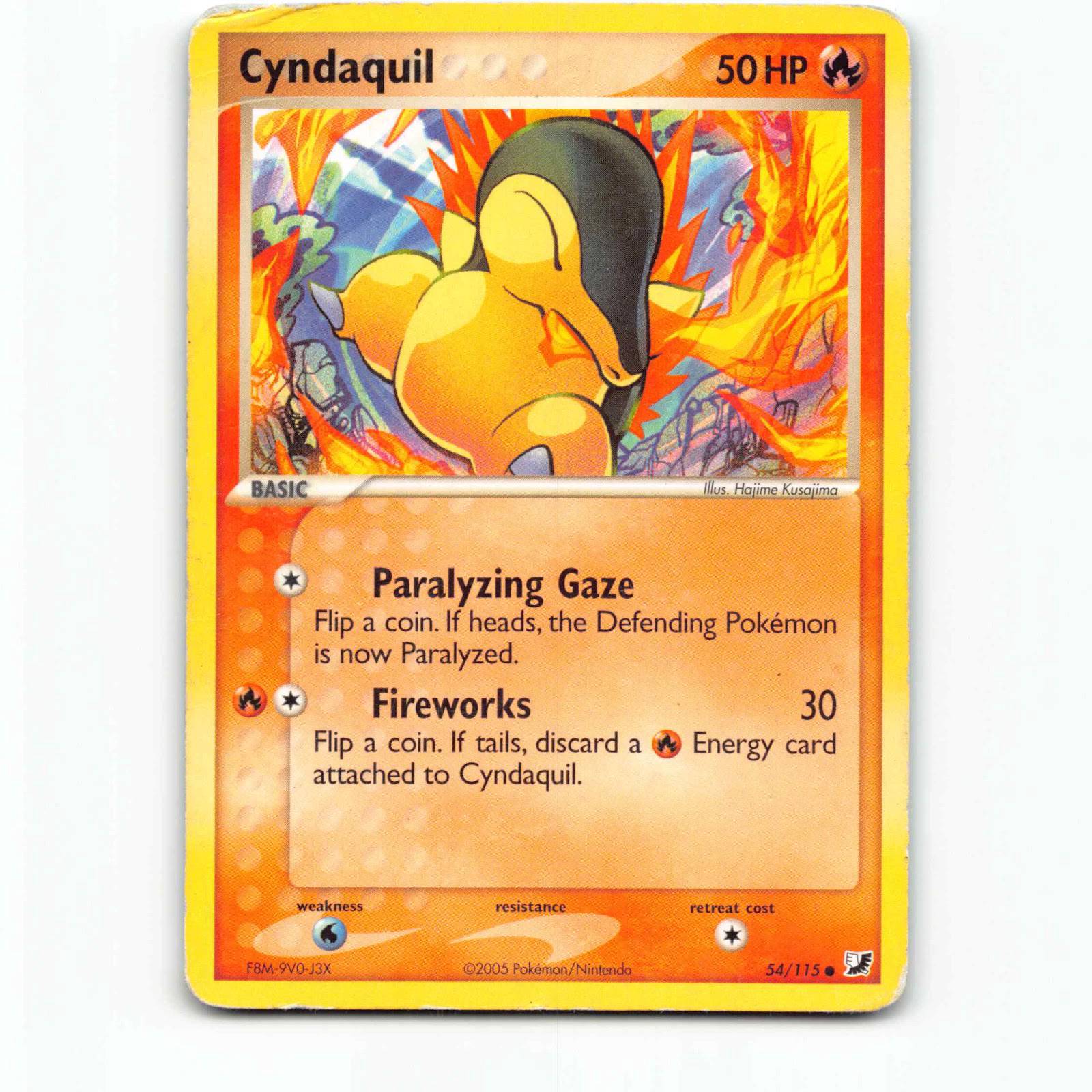 Cyndaquil 54 Pokémon UF EN 54/115 Unseen Forces Pokemon Kort EX-Era