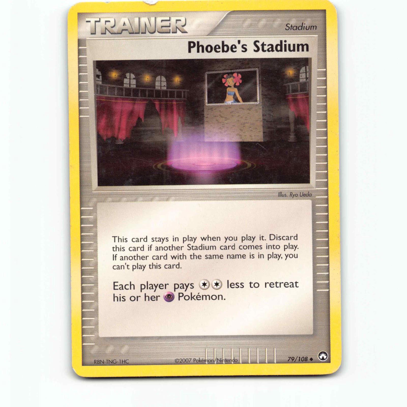 Phoebe's Stadium 79 Pokémon PK EN 79/108 Power Keepers Pokemon Kort EX-Era