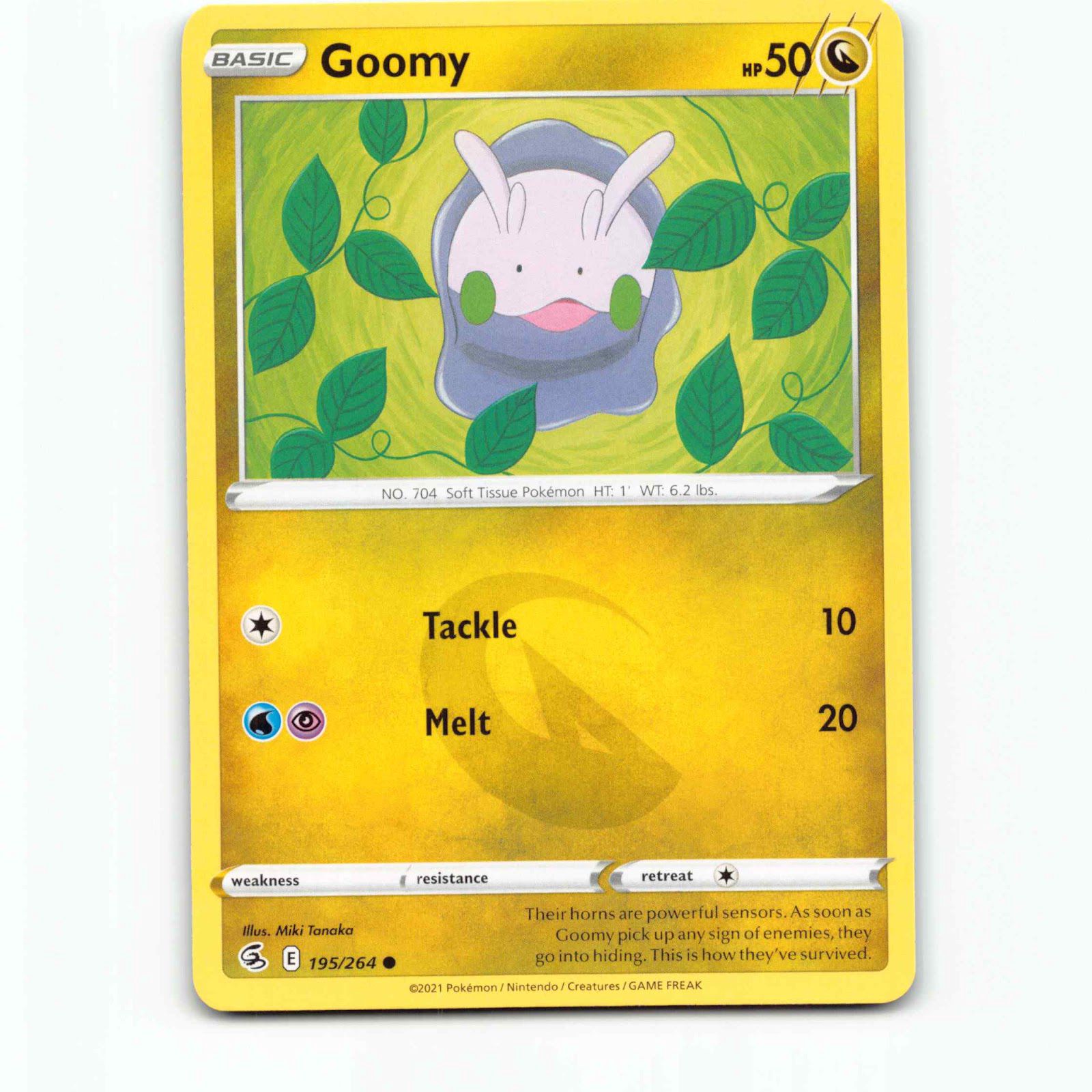 Goomy 195 Pokémon FST EN 195/264 Fusion Strike Pokemon Kort Sword & Shield