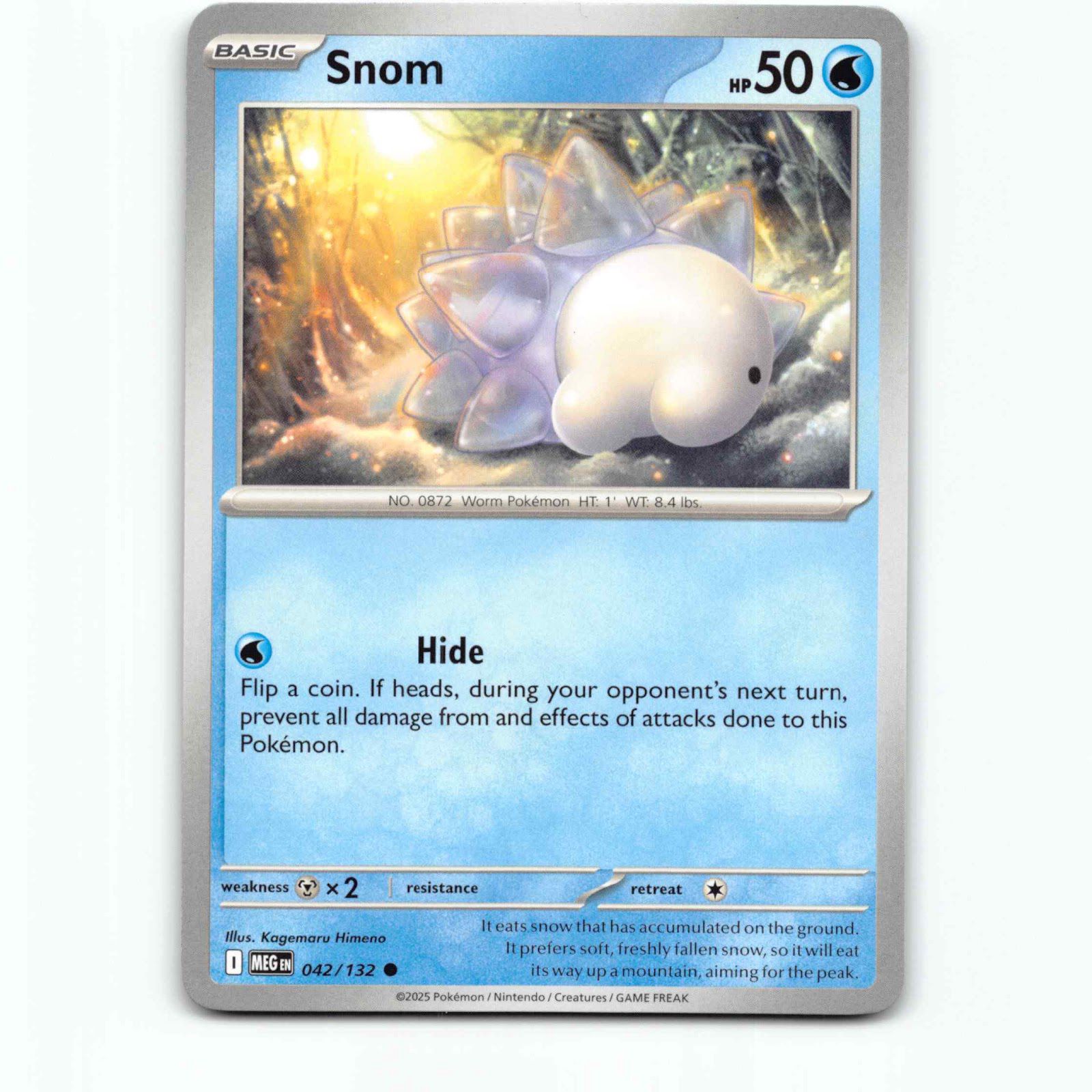 Snom 42 Pokémon MEG EN 042/132 Mega Evolution Pokemon Kort Mega Evolution