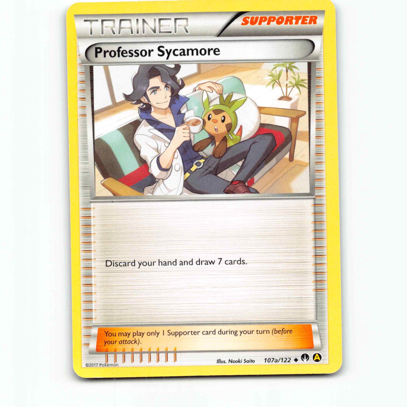 Professor Sycamore 107a Pokémon BKP EN 107a/122 BREAKpoint Pokemon Kort XY-Era