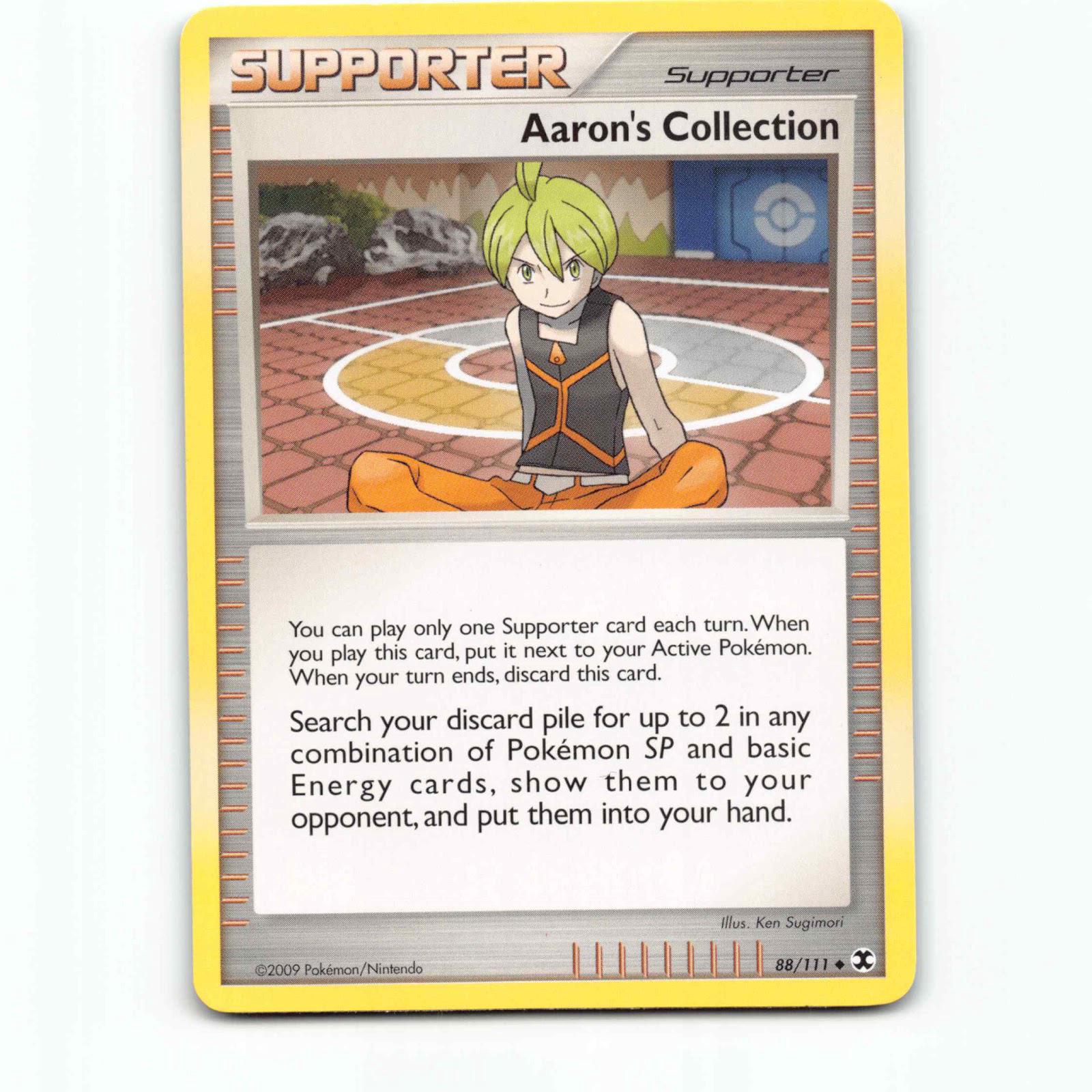 Aaron's Collection 88 Pokémon RR EN 088/111 Rising Rivals Pokemon Kort Platinum