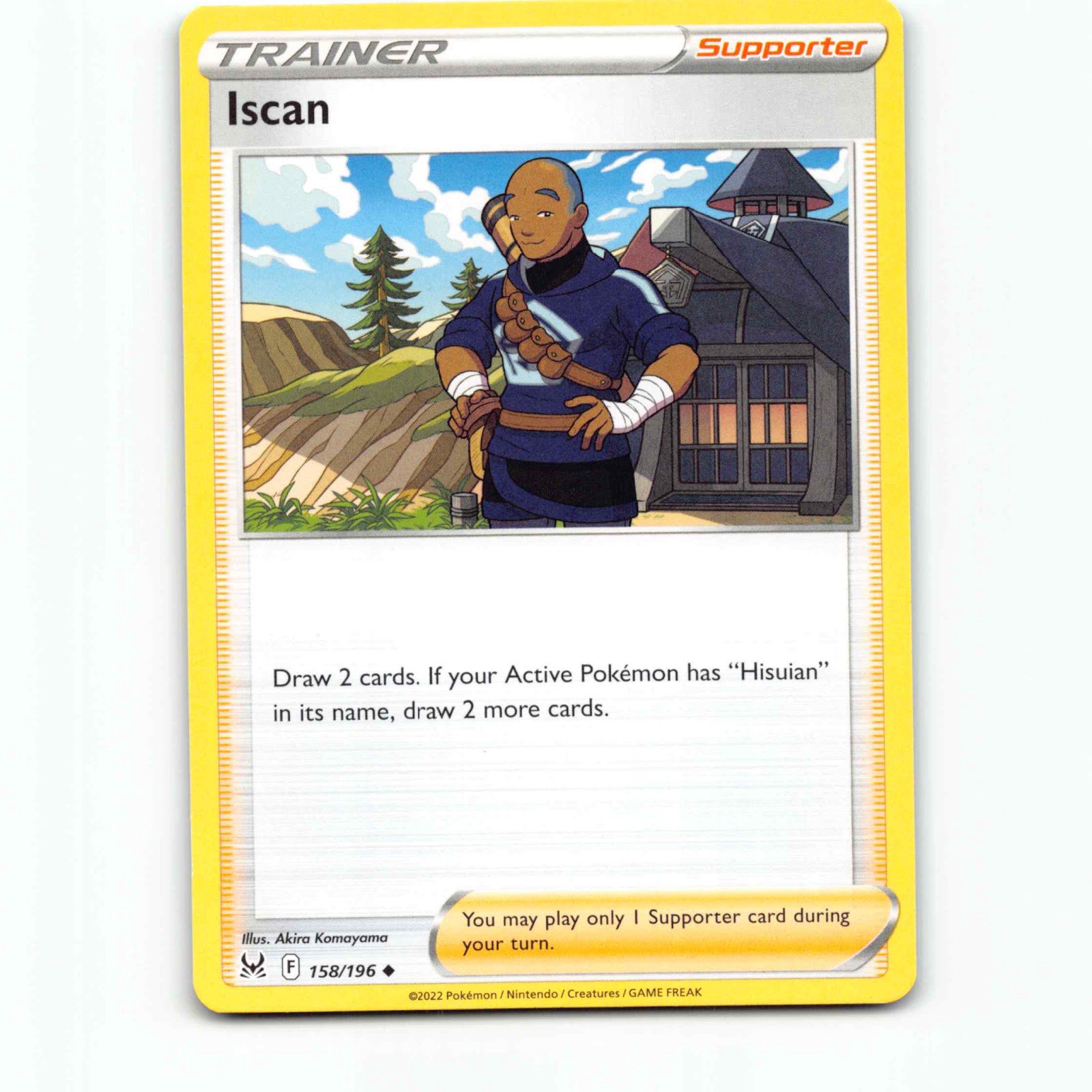 Iscan 158 Pokémon LOR EN 158/196 Lost Origin Pokemon Kort Sword & Shield