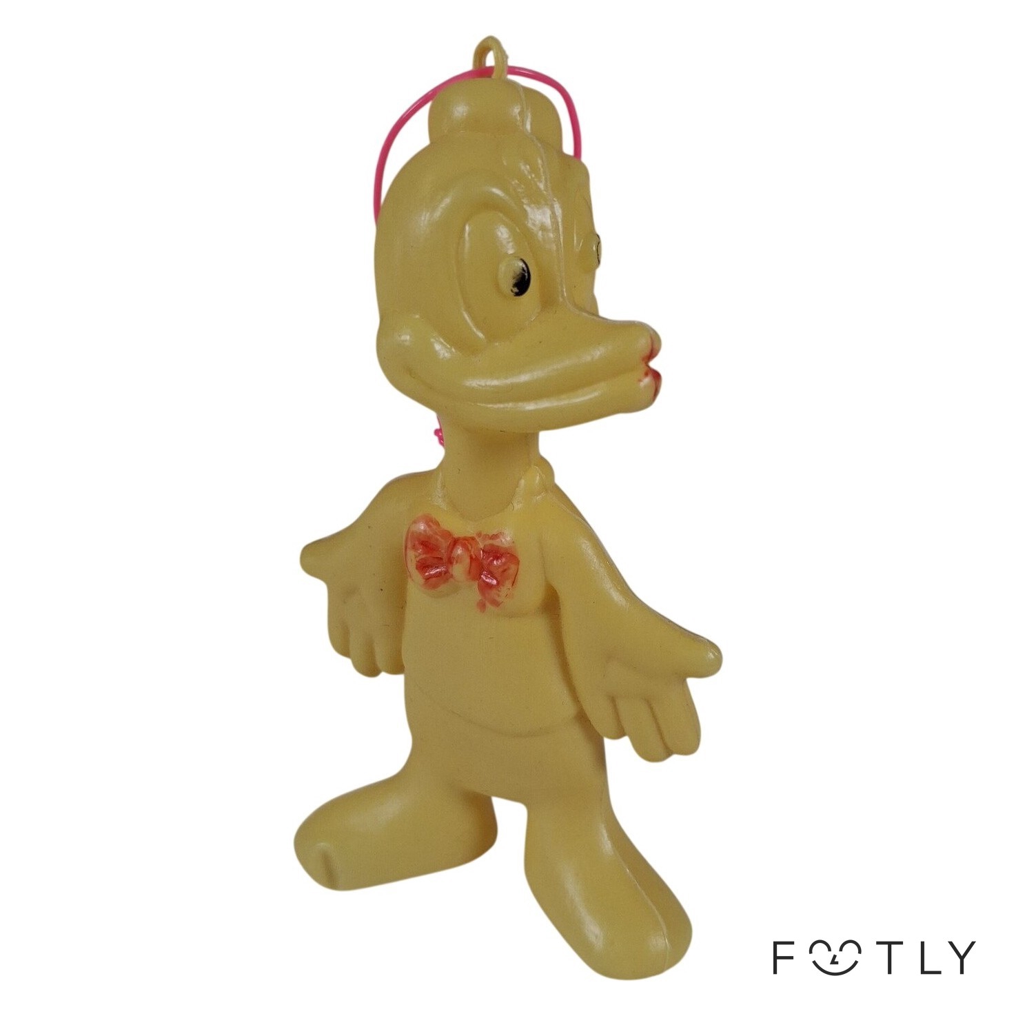 Donald Duck Karnevalsfigur Plast Vintage Disney Samlarfigur Retro Hong Kong