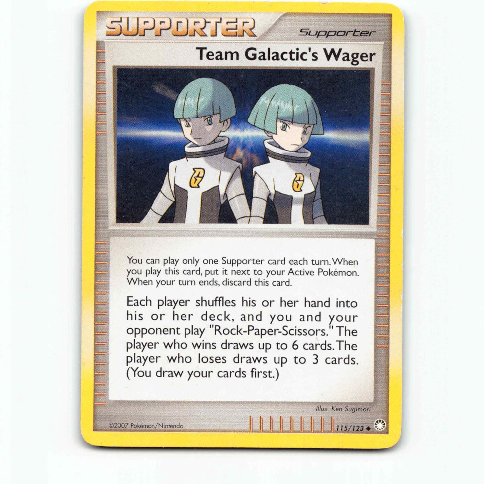 Team Galactic's Wager 115 Pokémon MT EN 115/123 Mysterious Treasures