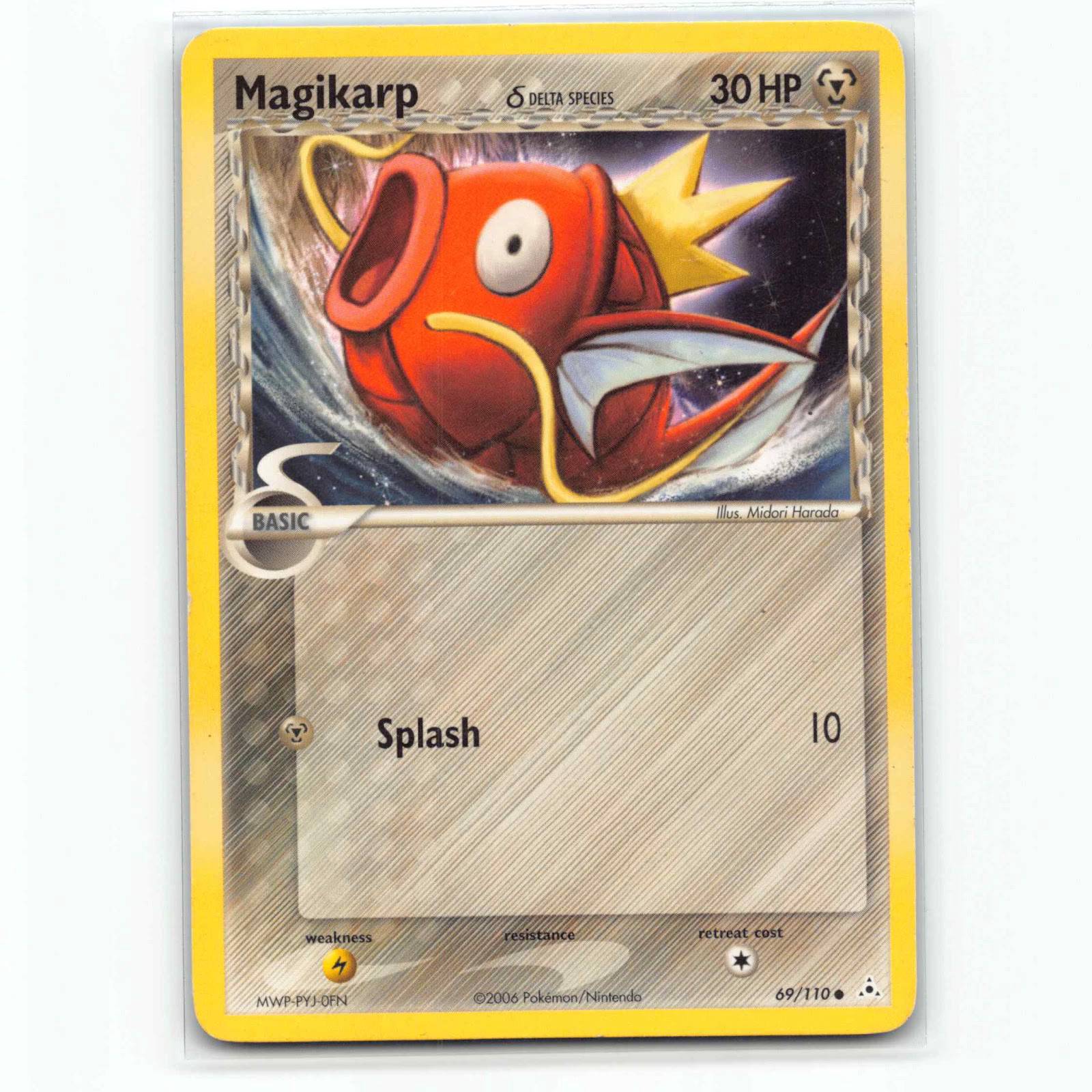 Magikarp 69 Pokémon HP EN 69/110 Holon Phantoms Pokemon Kort EX-Era