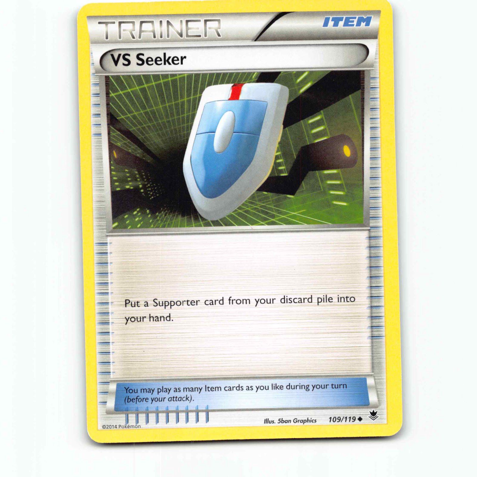 VS Seeker 109 Pokémon PHF EN 109/119 Phantom Forces Pokemon Kort XY-Era