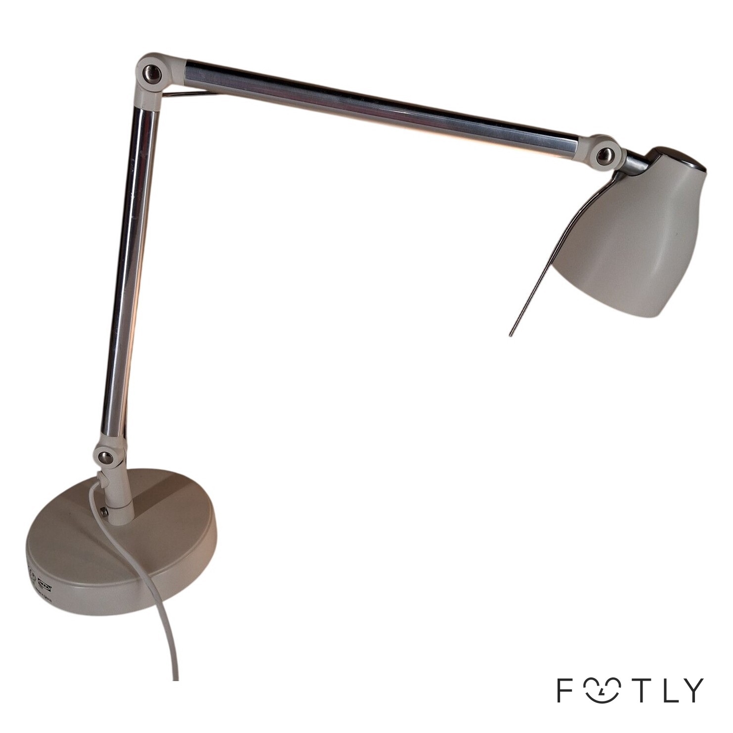 IKEA Trål Skrivbordslampa Vit Justerbar Bordslampa 35W B0824 17907