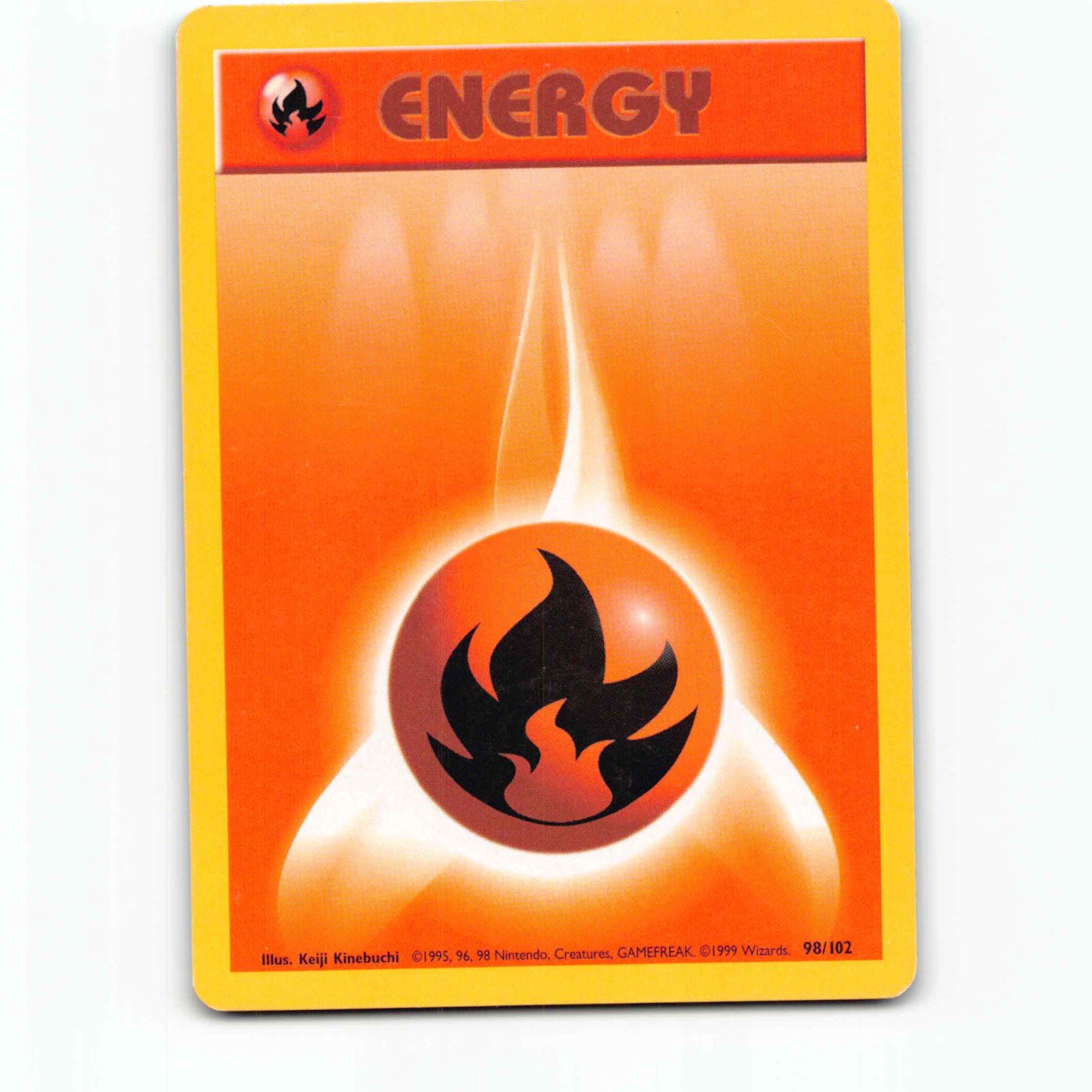 Fire Energy 98 Pokémon BS EN 98/102 Base Set Pokemon Kort Wizards of The Coast
