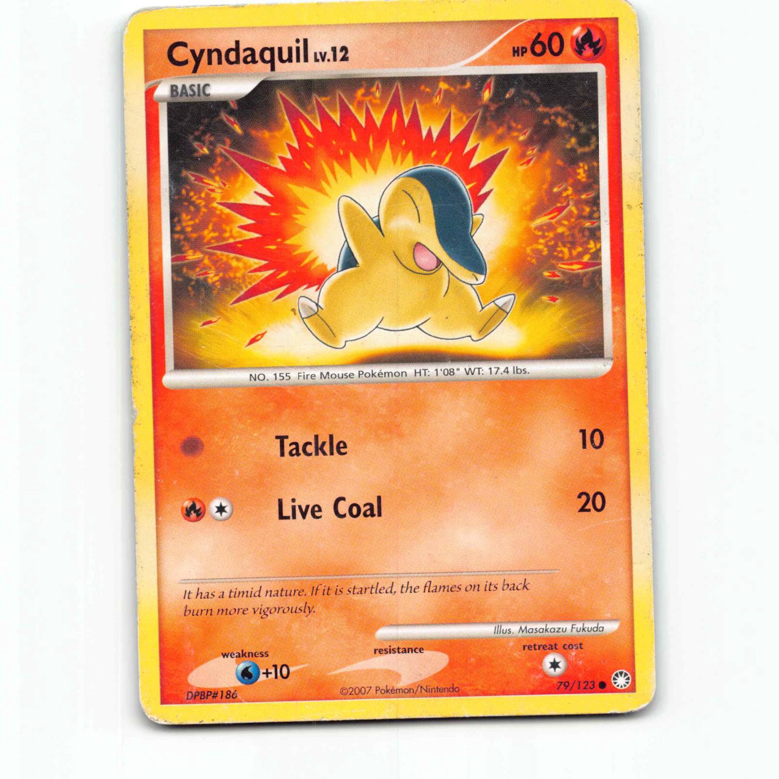 Cyndaquil 79 Pokémon MT EN 79/123 Mysterious Treasures Pokemon Kort