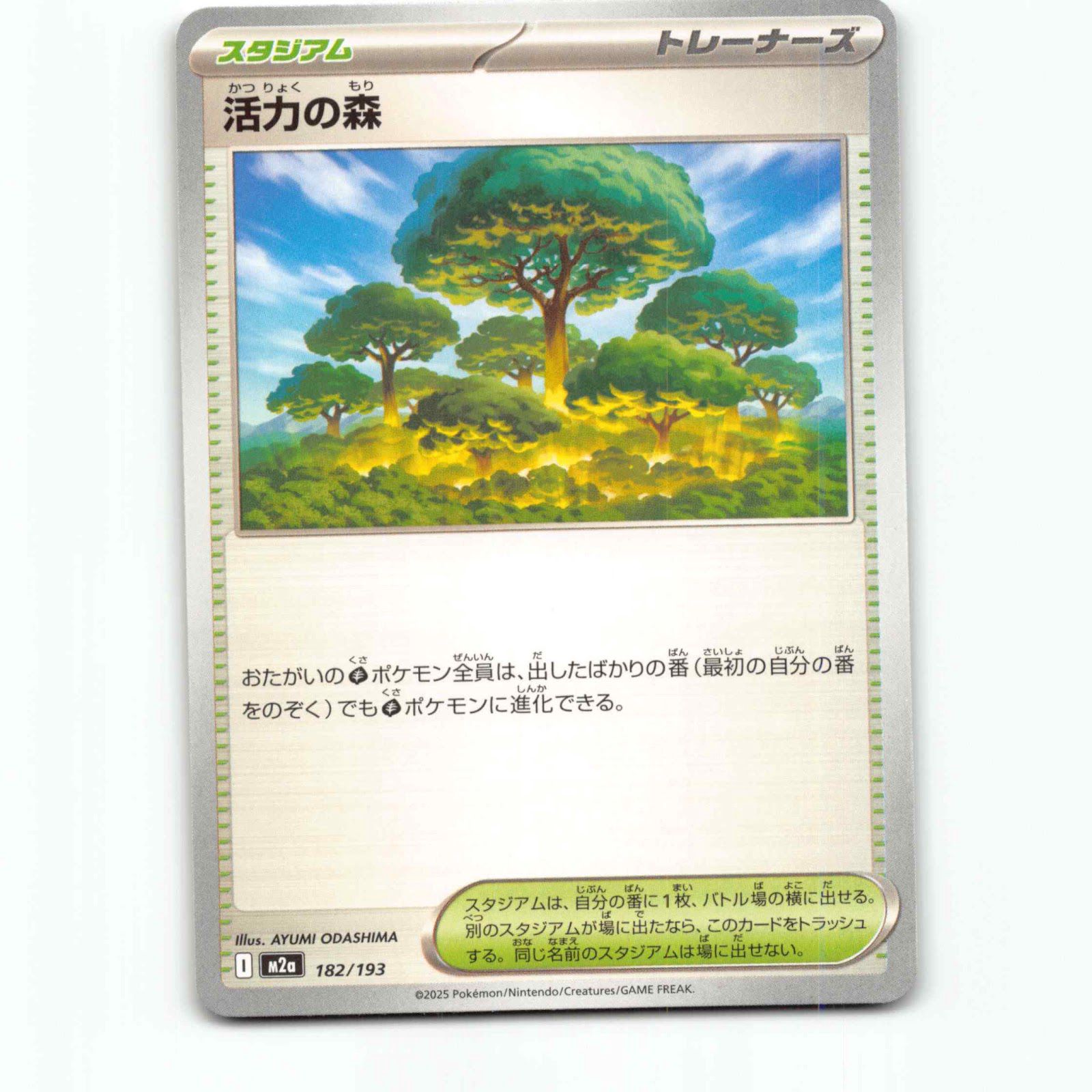 Forest of Vitality 182 Pokémon M2a JP 182/193 Mega Dream ex Pokemon Kort