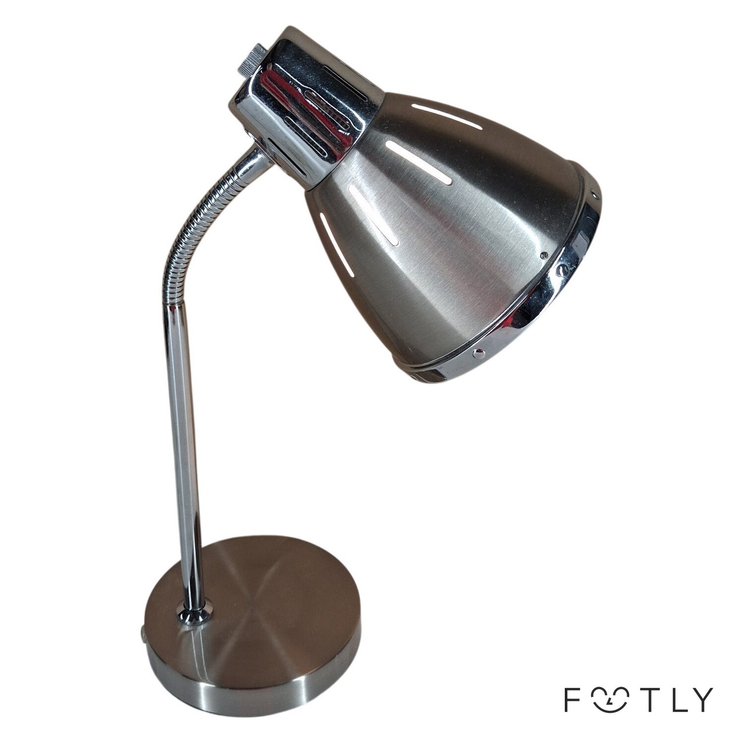 Bright Concept Juus Bordslampa Metall Krom Justerbar Skrivbordslampa