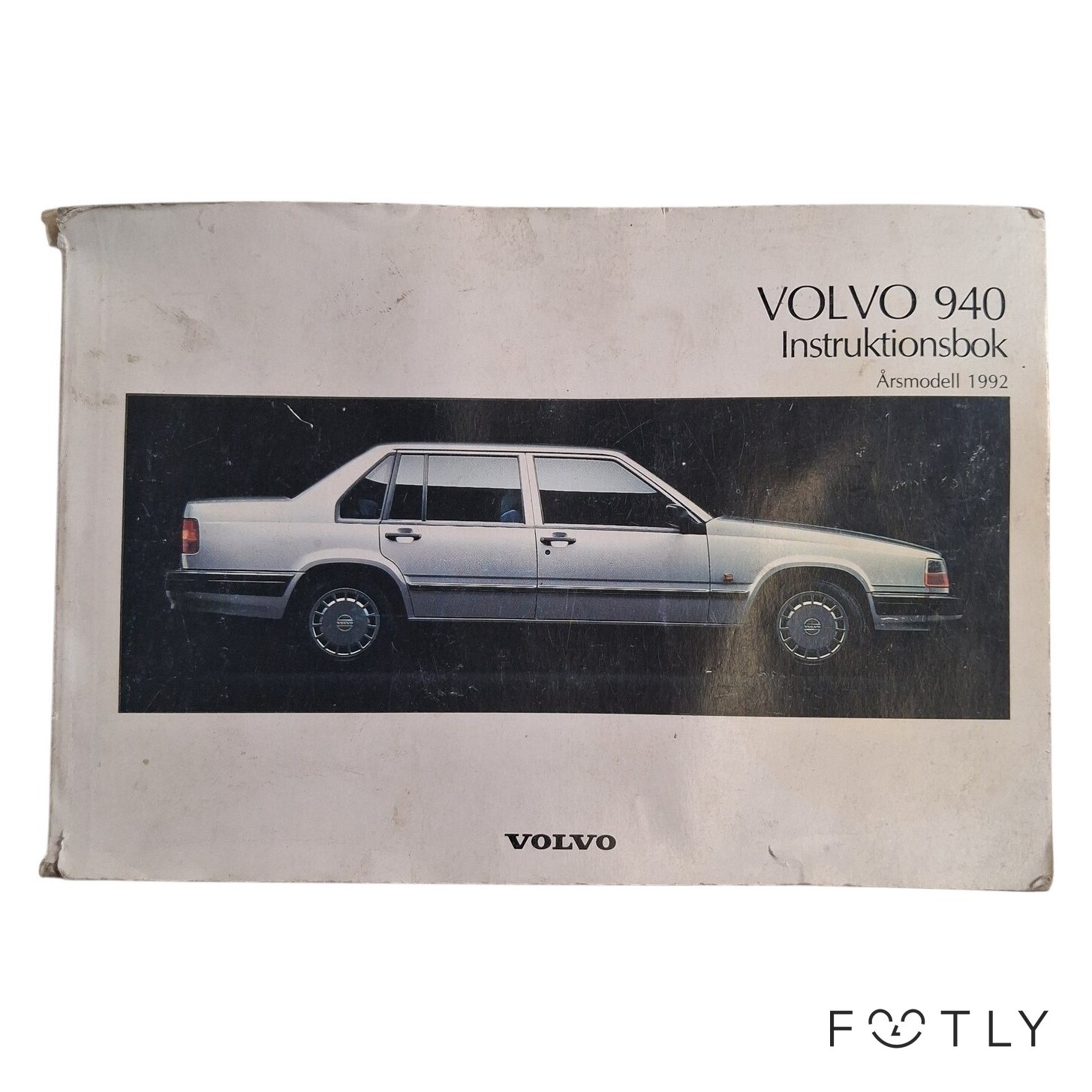 Volvo 940 Instruktionsbok Årsmodell 1992 Manual Guide Bok Svensk Bruksanvisning