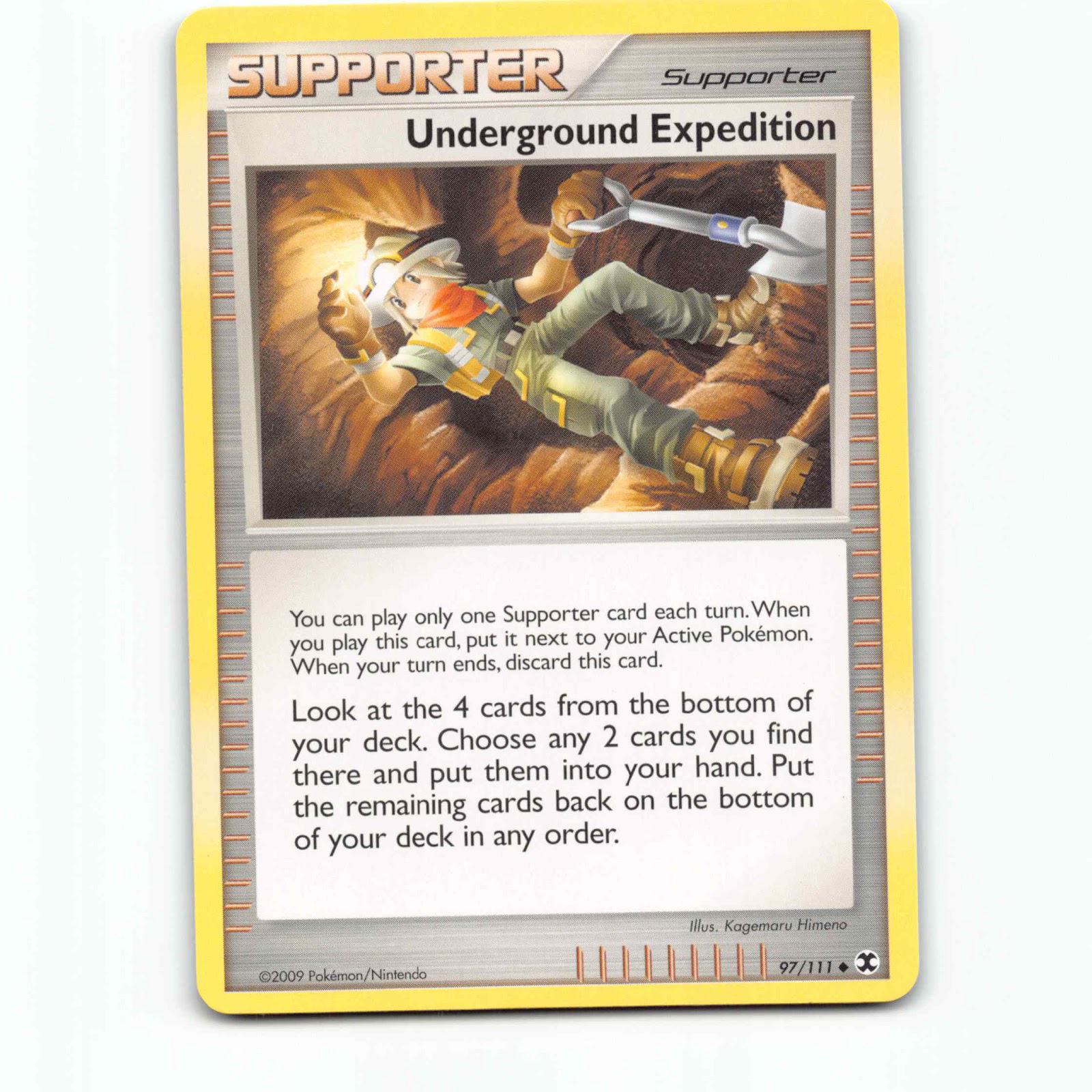 Underground Expedition 97 Pokémon RR EN 97/111 Rising Rivals Pokemon Kort