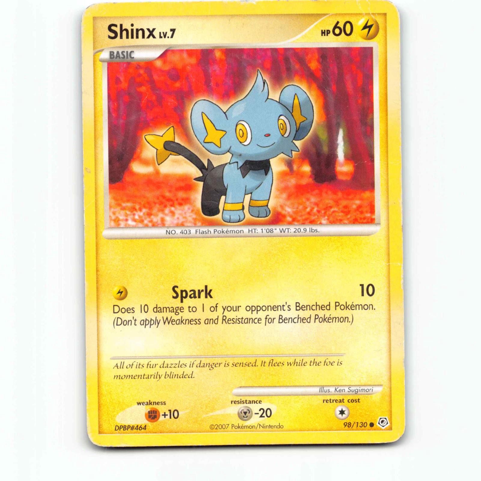 Shinx 98 Pokémon DP EN 98/130 Diamond & Pearl Pokemon Kort Diamond and Pearl