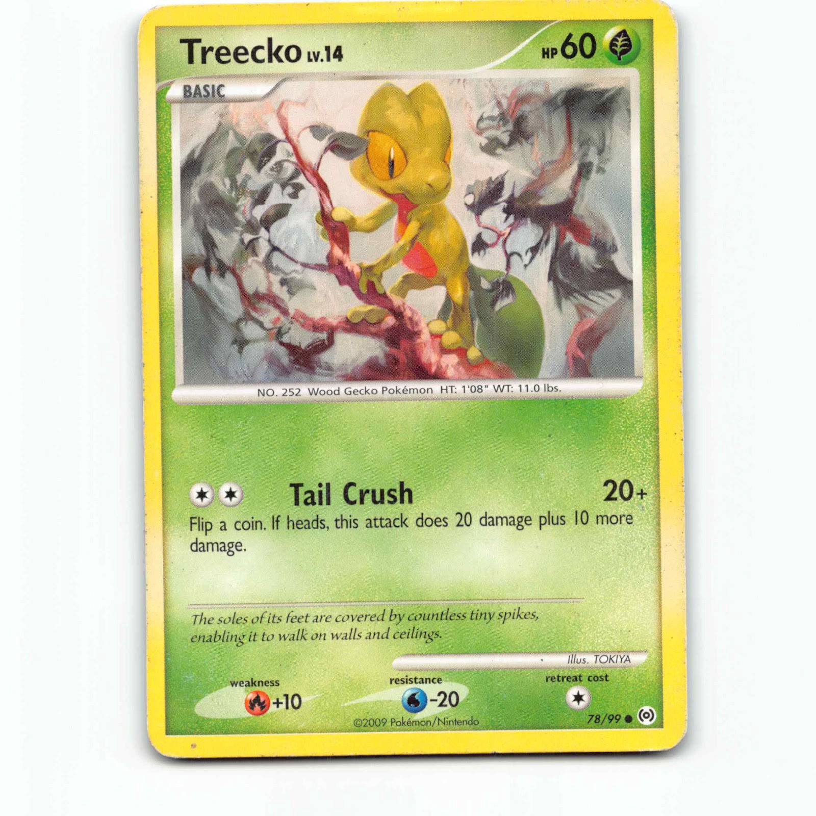 Treecko 78 Pokémon AR EN 78/99 Arceus Pokemon Kort Platinum