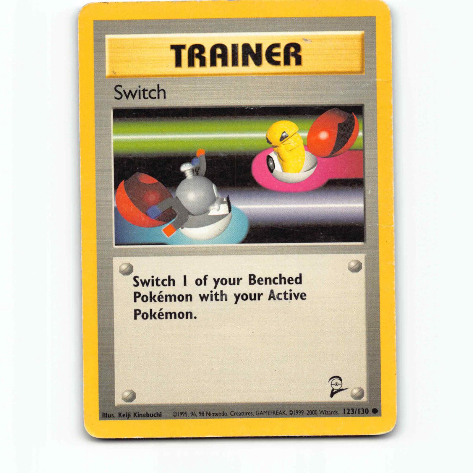 Switch 123 Pokémon B2 EN 123/130 Base Set 2 Pokemon Kort Wizards of The Coast